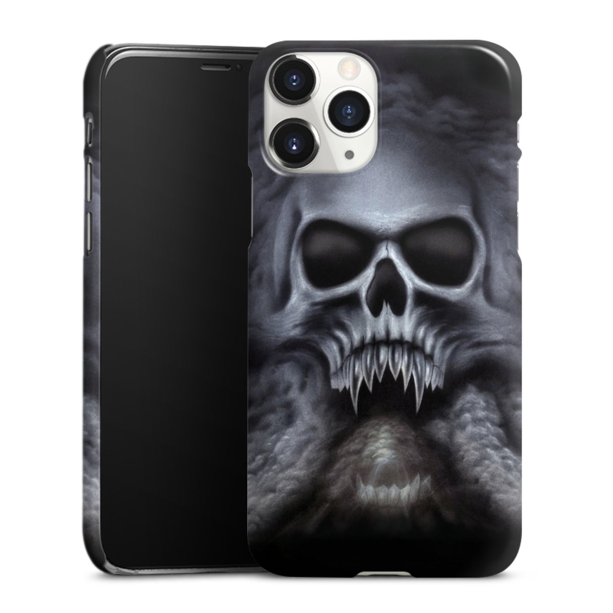 iPhone 11 Pro Handy Premium Case Smartphone Handyhülle Schutzhülle glänzend Totenkopf Skull Premium Case