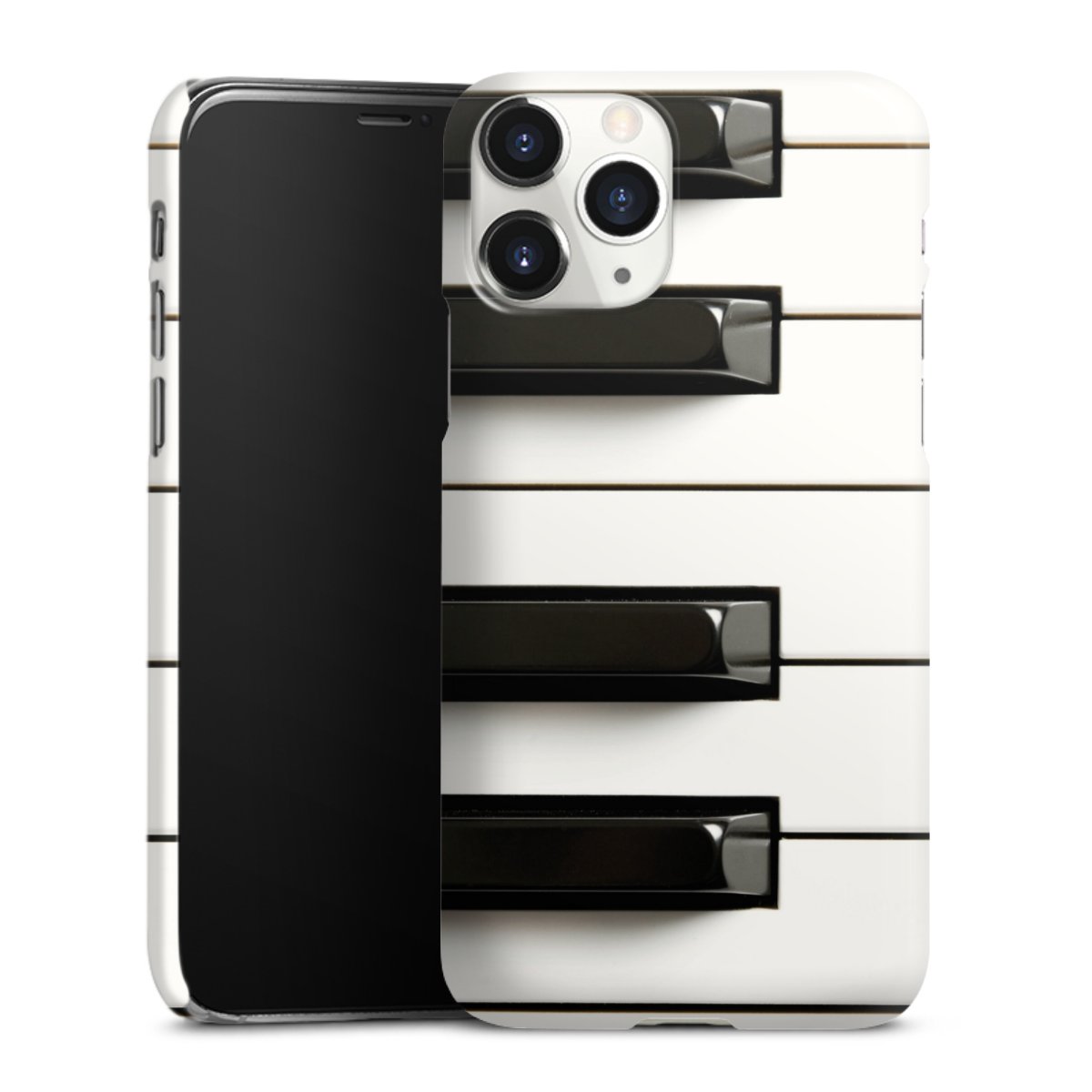 iPhone 11 Pro Handy Premium Case Smartphone Handyhülle Schutzhülle glänzend Klavier Piano Music Premium Case