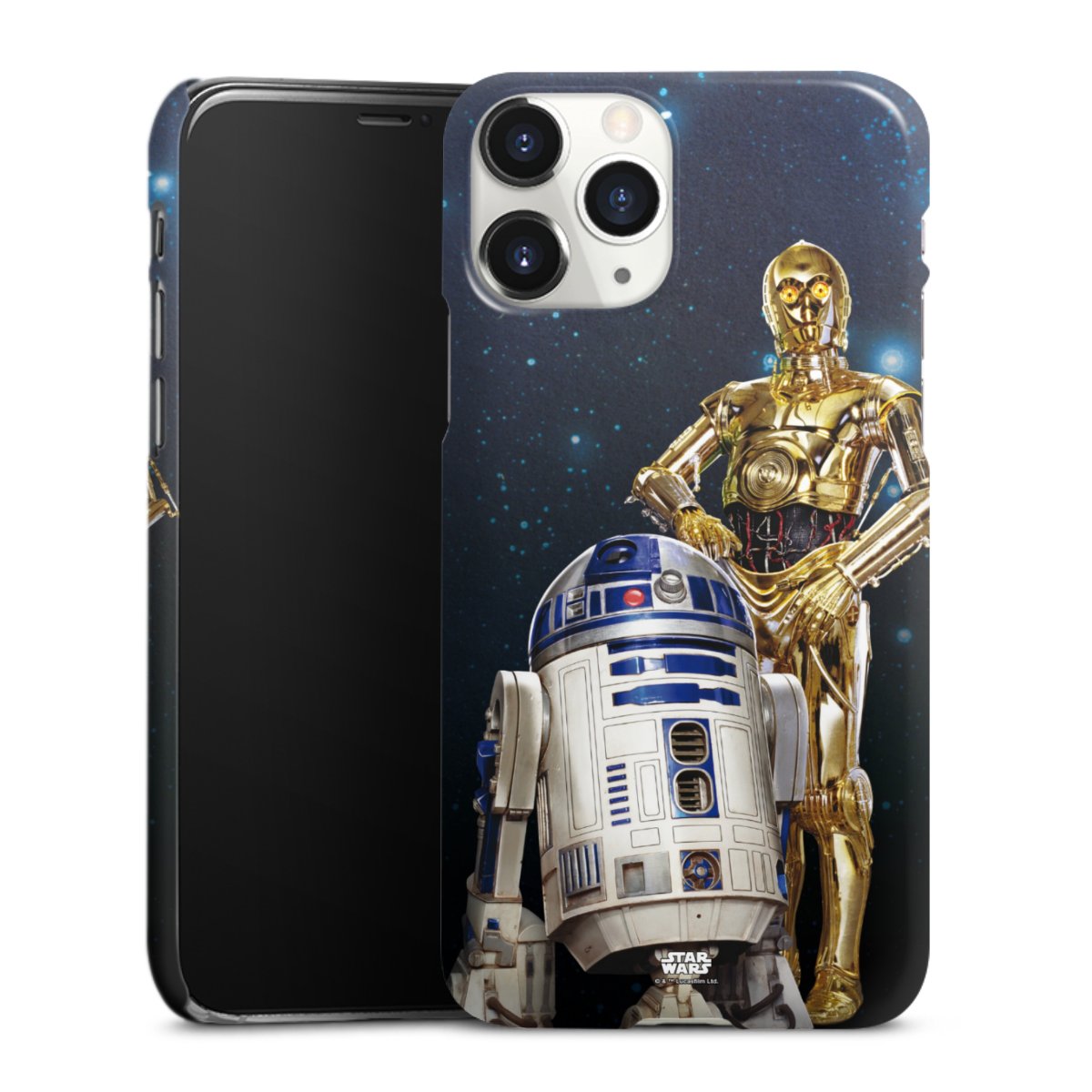 iPhone 11 Pro Handy Premium Case Smartphone Handyhülle Schutzhülle glänzend Weltall Star Wars R2d2 Premium Case