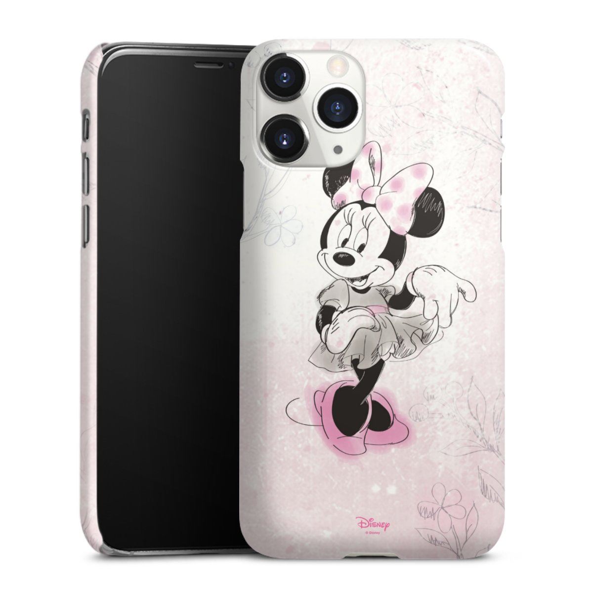 iPhone 11 Pro Handy Premium Case Smartphone Handyhülle Schutzhülle glänzend Disney Minnie Mouse Vintage Premium Case