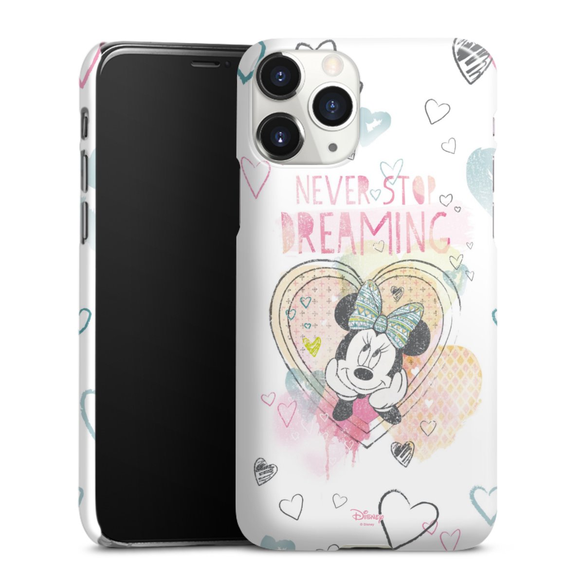 iPhone 11 Pro Handy Premium Case Smartphone Handyhülle Schutzhülle glänzend Disney Official Licensed Product Minnie Mouse Premium Case