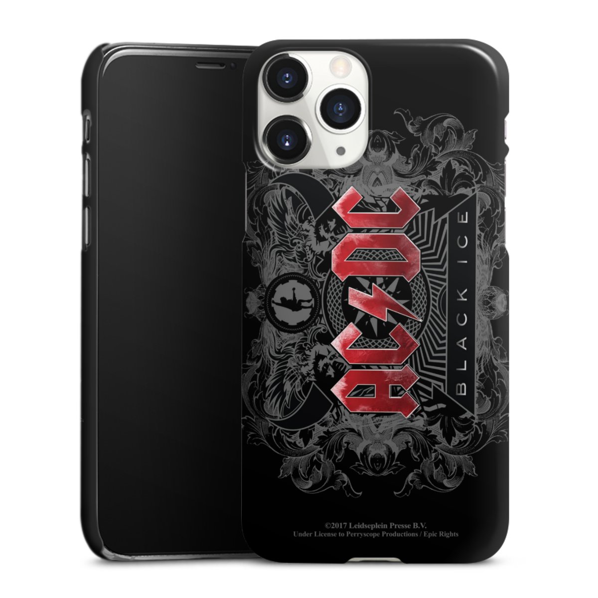 iPhone 11 Pro Handy Premium Case Smartphone Handyhülle Schutzhülle glänzend Merchandise Black Ice Acdc Premium Case