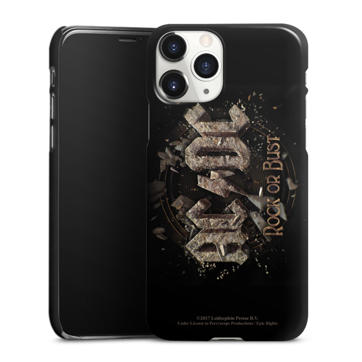 iPhone 11 Pro Handy Premium Case Smartphone Handyhülle Schutzhülle glänzend Acdc Official Licensed Product Rock Or Bust Premium Case