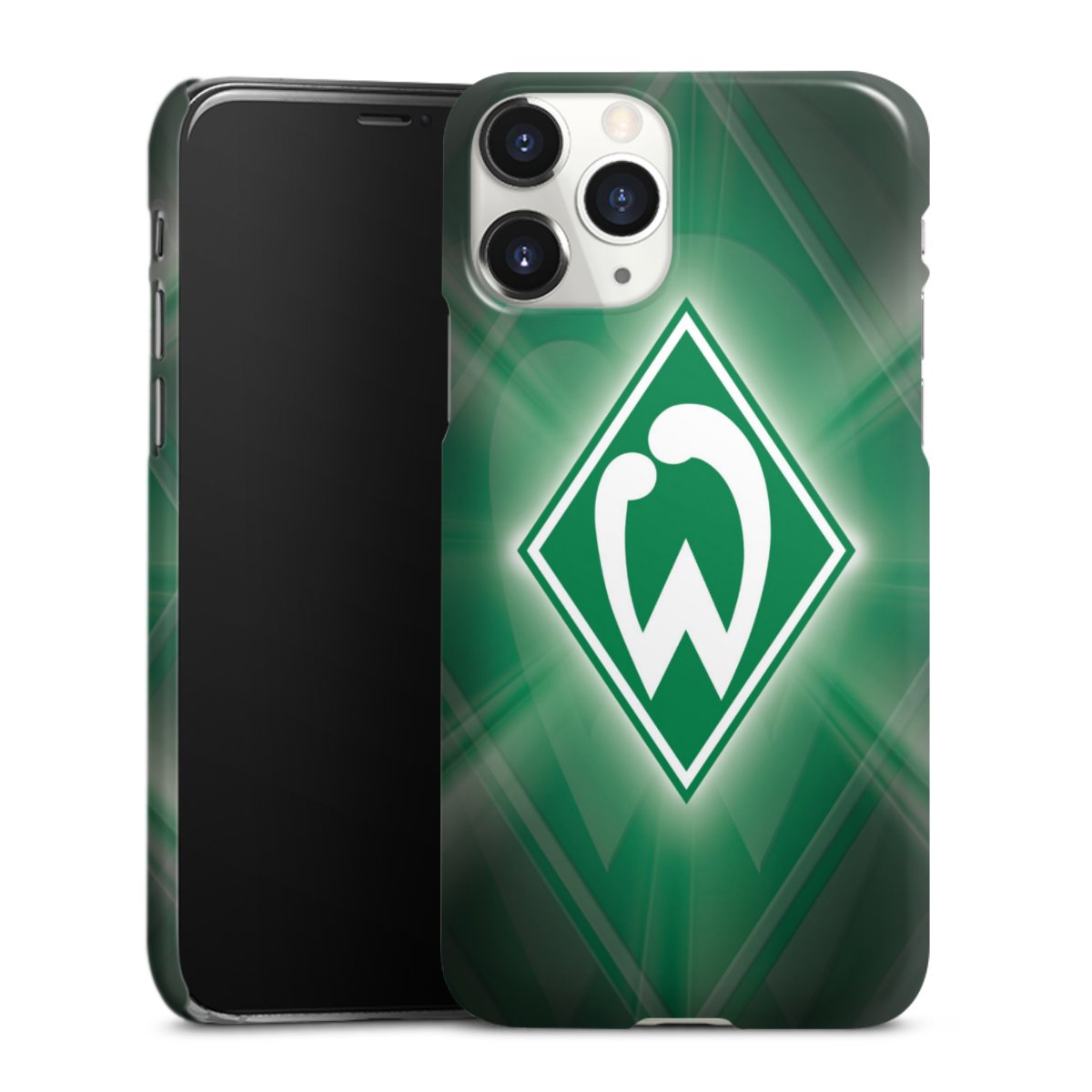 iPhone 11 Pro Handy Premium Case Smartphone Handyhülle Schutzhülle glänzend Sv Werder Bremen Official Licensed Product Coat Of Arms Premium Case