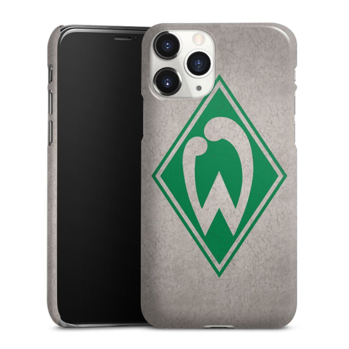 iPhone 11 Pro Handy Premium Case Smartphone Handyhülle Schutzhülle glänzend Sv Werder Bremen Concrete Official Licensed Product Premium Case