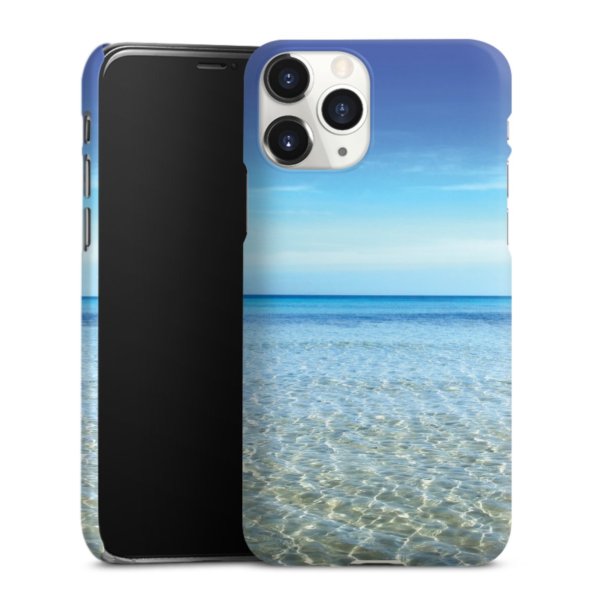 iPhone 11 Pro Handy Premium Case Smartphone Handyhülle Schutzhülle matt Urlaub Sky Ocean Premium Case