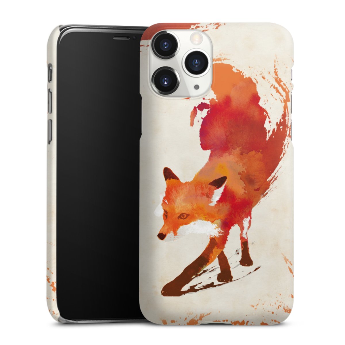 iPhone 11 Pro Handy Premium Case Smartphone Handyhülle Schutzhülle matt Fox Graphic Premium Case