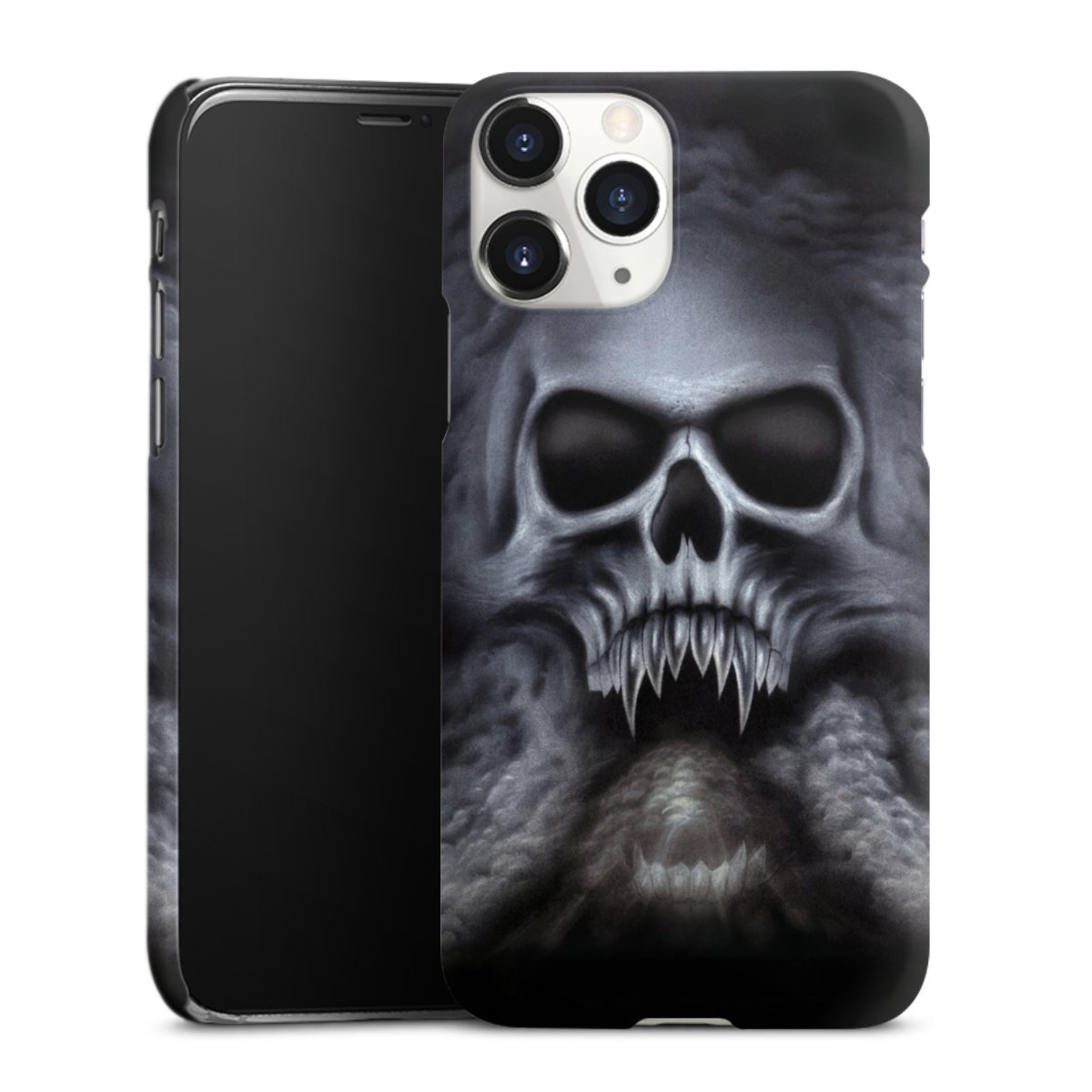 iPhone 11 Pro Handy Premium Case Smartphone Handyhülle Schutzhülle matt Totenkopf Skull Premium Case