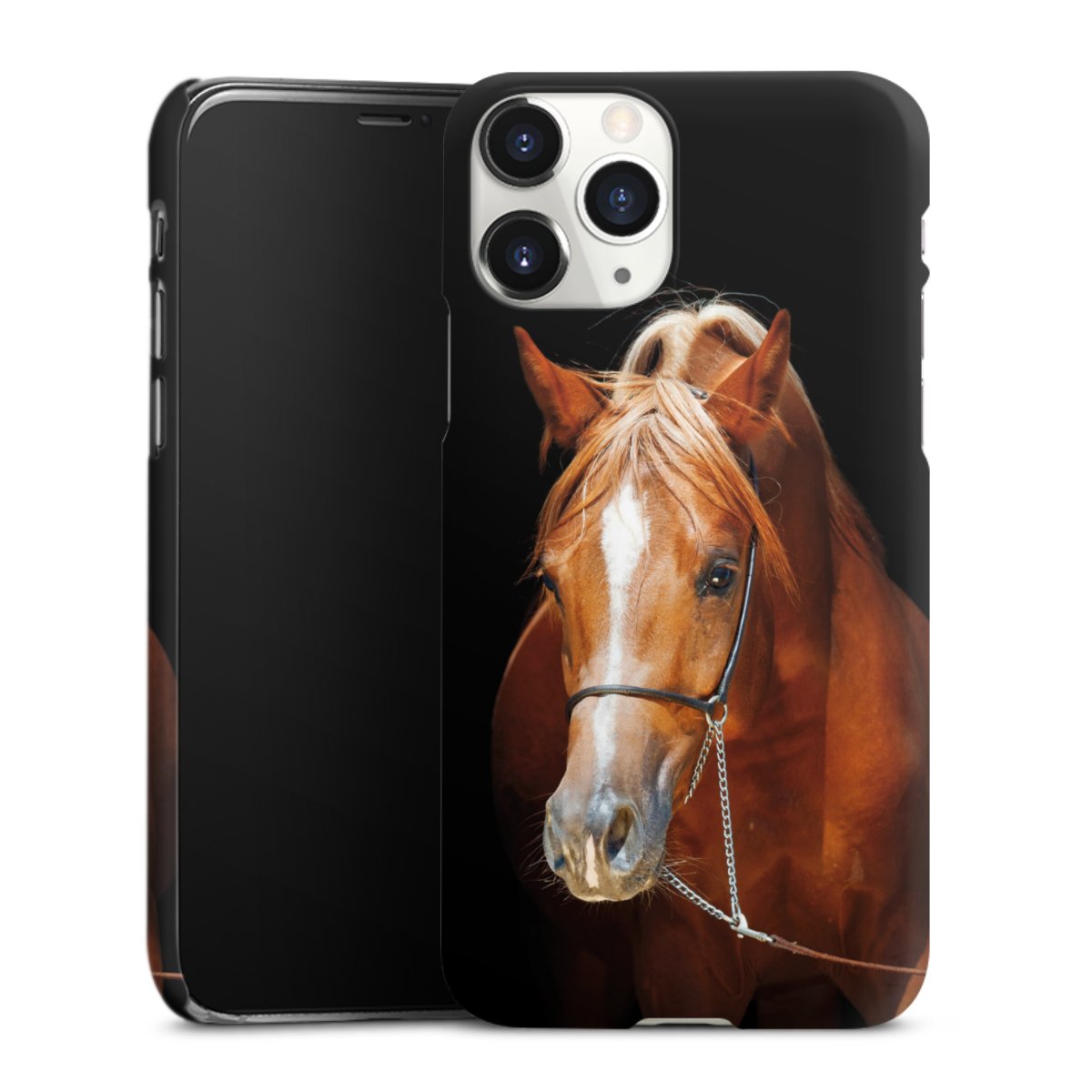 iPhone 11 Pro Handy Premium Case Smartphone Handyhülle Schutzhülle matt Mare Horse Hobby Premium Case