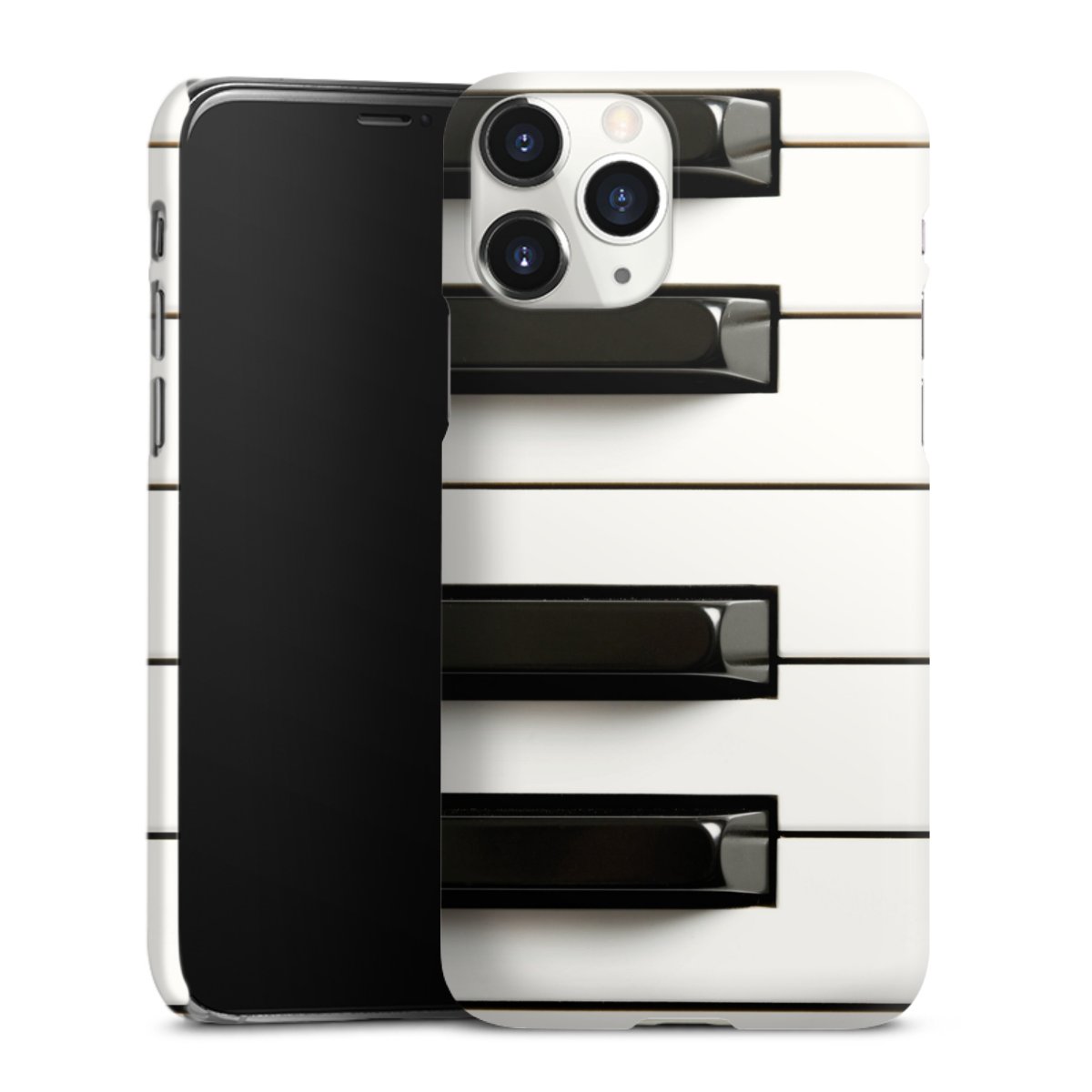 iPhone 11 Pro Handy Premium Case Smartphone Handyhülle Schutzhülle matt Klavier Piano Music Premium Case