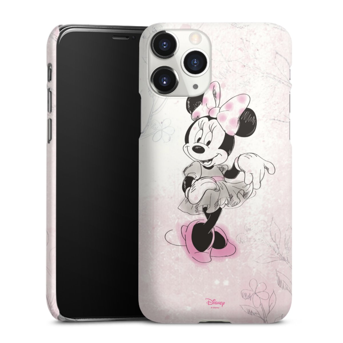 iPhone 11 Pro Handy Premium Case Smartphone Handyhülle Schutzhülle matt Disney Minnie Mouse Vintage Premium Case