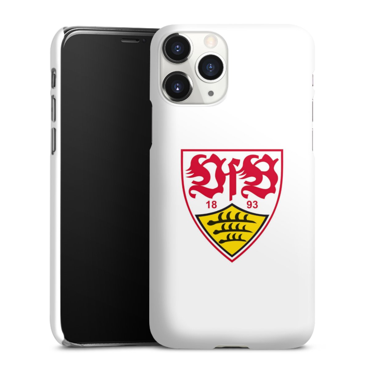 iPhone 11 Pro Handy Premium Case Smartphone Handyhülle Schutzhülle matt Logo Official Licensed Product Vfb Stuttgart Premium Case