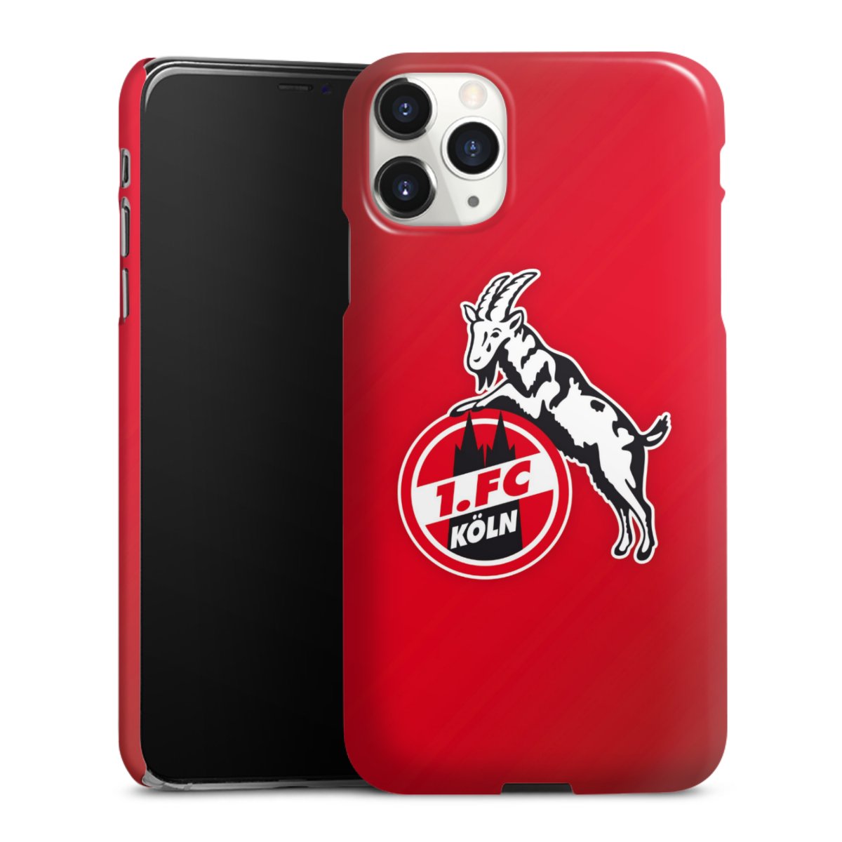 iPhone 11 Pro Max Handy Premium Case Smartphone Handyhülle Schutzhülle glänzend Official Licensed Product Effzeh 1. Fc Köln Premium Case