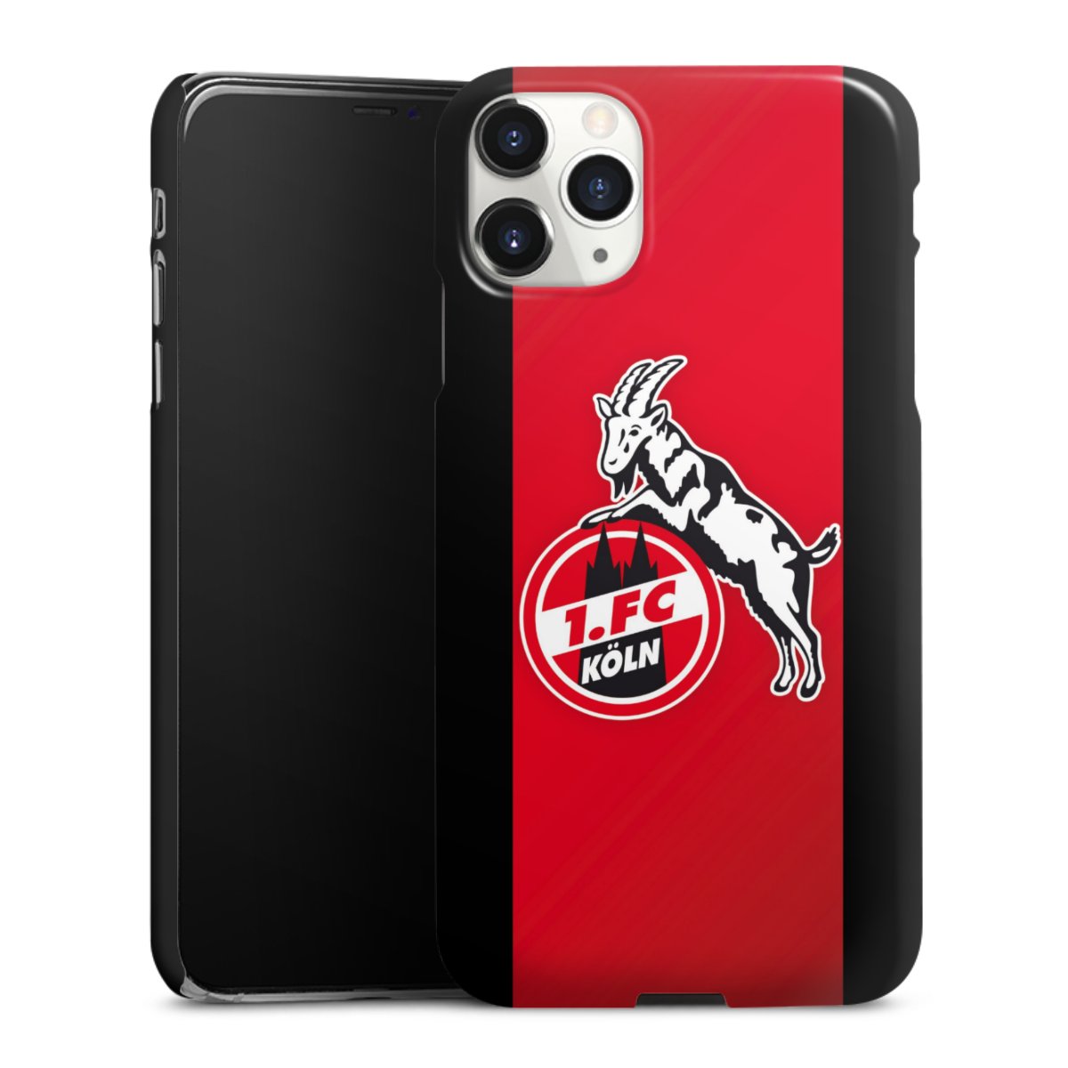 iPhone 11 Pro Max Handy Premium Case Smartphone Handyhülle Schutzhülle glänzend Official Licensed Product Billy Goat Hennes 1. Fc Köln Premium Case