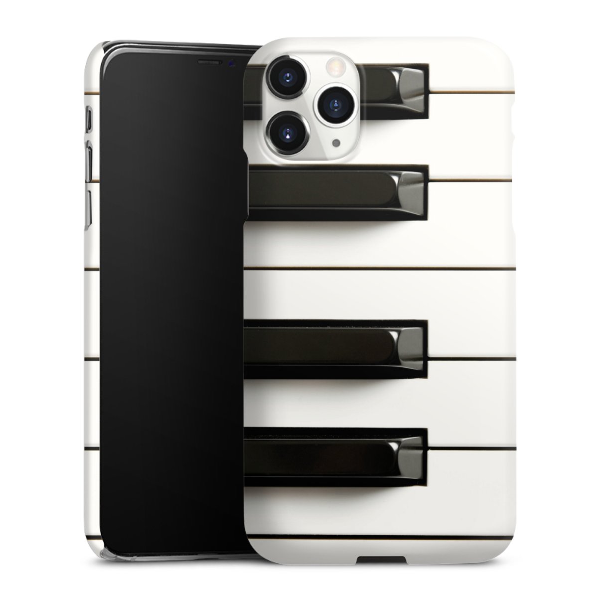 iPhone 11 Pro Max Handy Premium Case Smartphone Handyhülle Schutzhülle glänzend Klavier Piano Music Premium Case