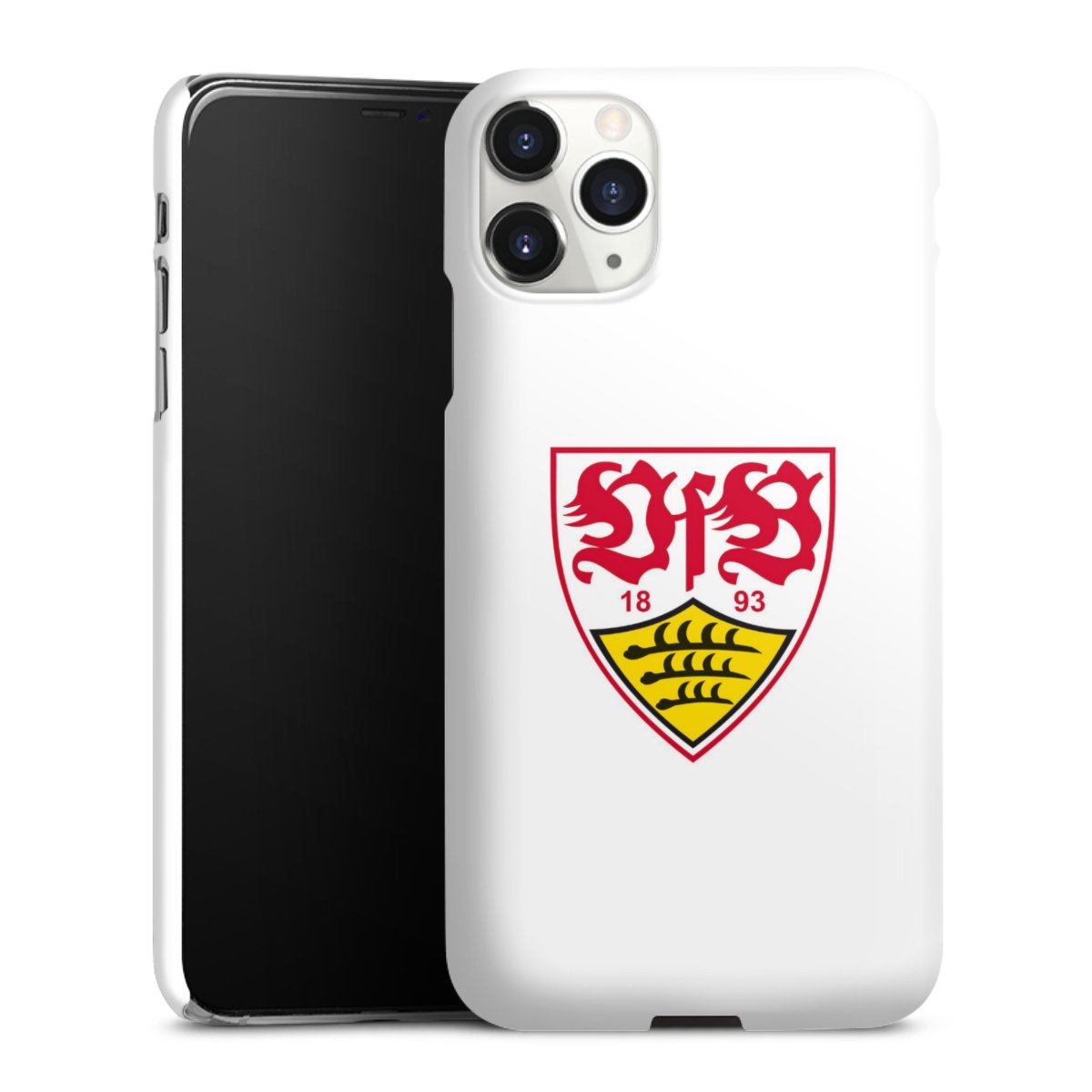 iPhone 11 Pro Max Handy Premium Case Smartphone Handyhülle Schutzhülle glänzend Logo Official Licensed Product Vfb Stuttgart Premium Case