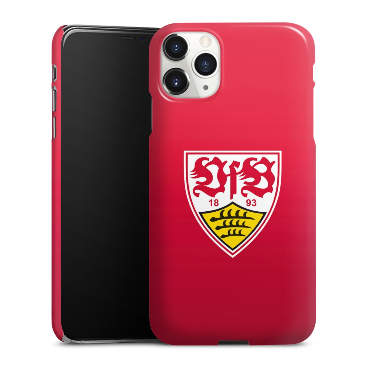 iPhone 11 Pro Max Handy Premium Case Smartphone Handyhülle Schutzhülle glänzend Official Licensed Product Vfb Stuttgart Premium Case