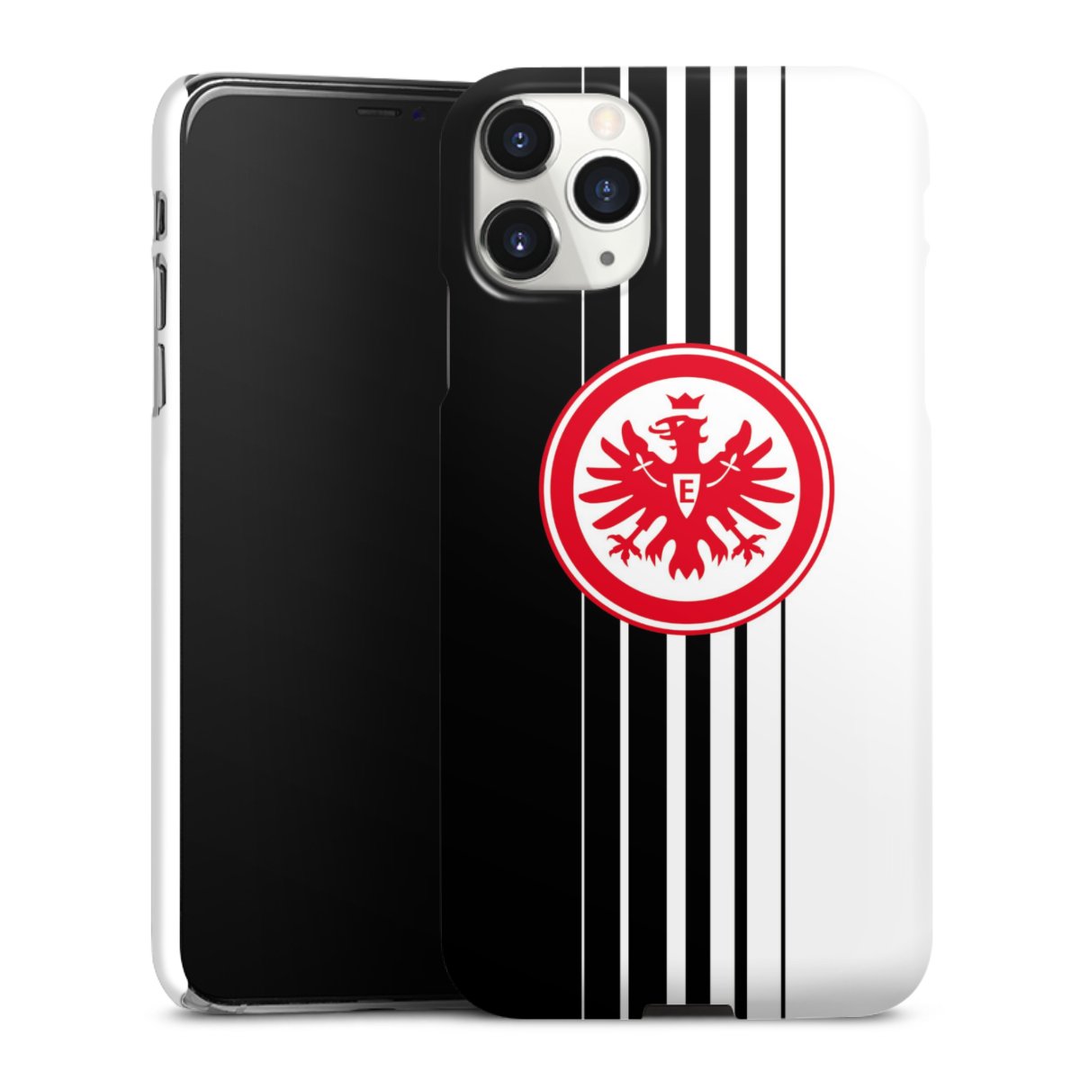 iPhone 11 Pro Max Handy Premium Case Smartphone Handyhülle Schutzhülle glänzend Stripes Eintracht Frankfurt Official Licensed Product Premium Case