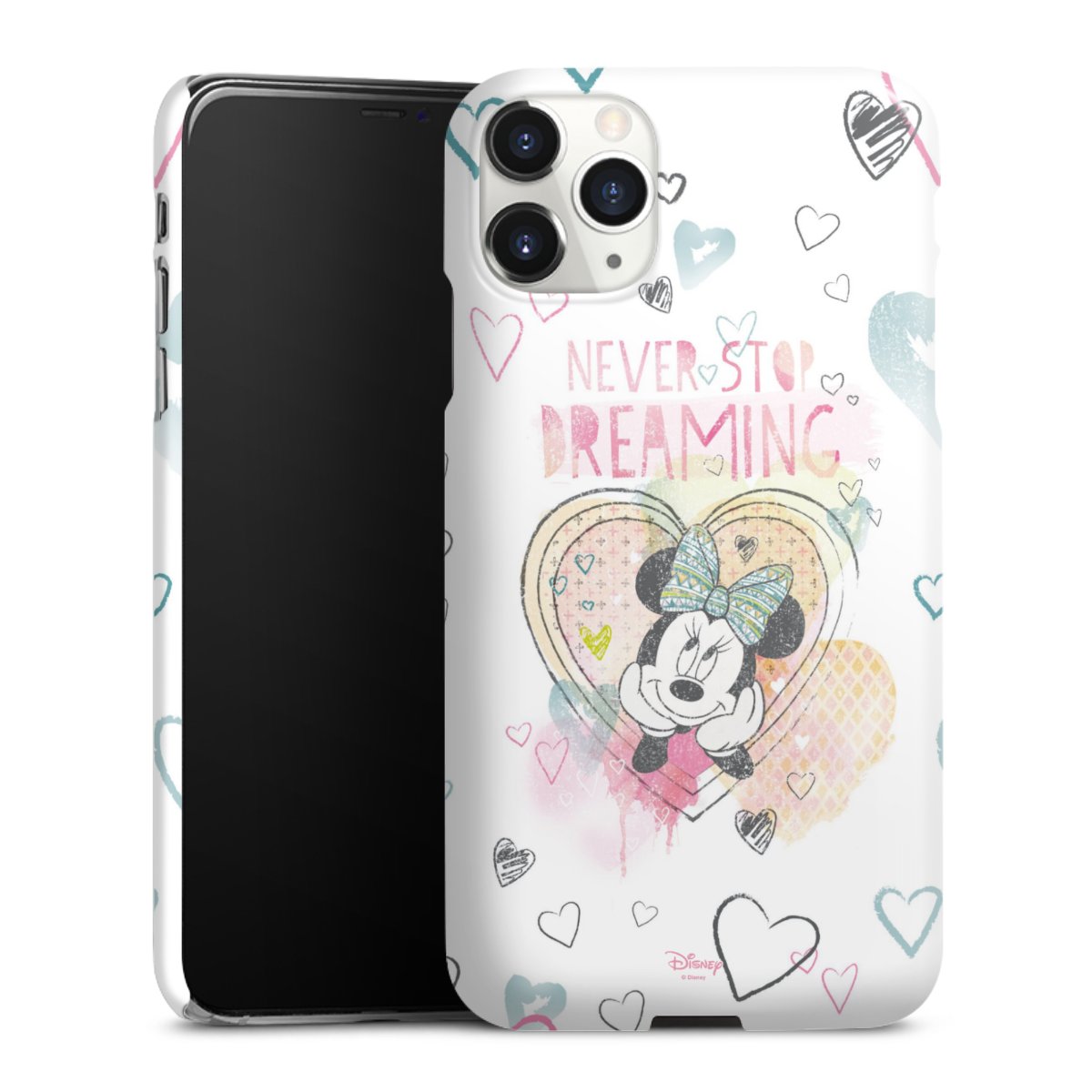 iPhone 11 Pro Max Handy Premium Case Smartphone Handyhülle Schutzhülle glänzend Disney Official Licensed Product Minnie Mouse Premium Case