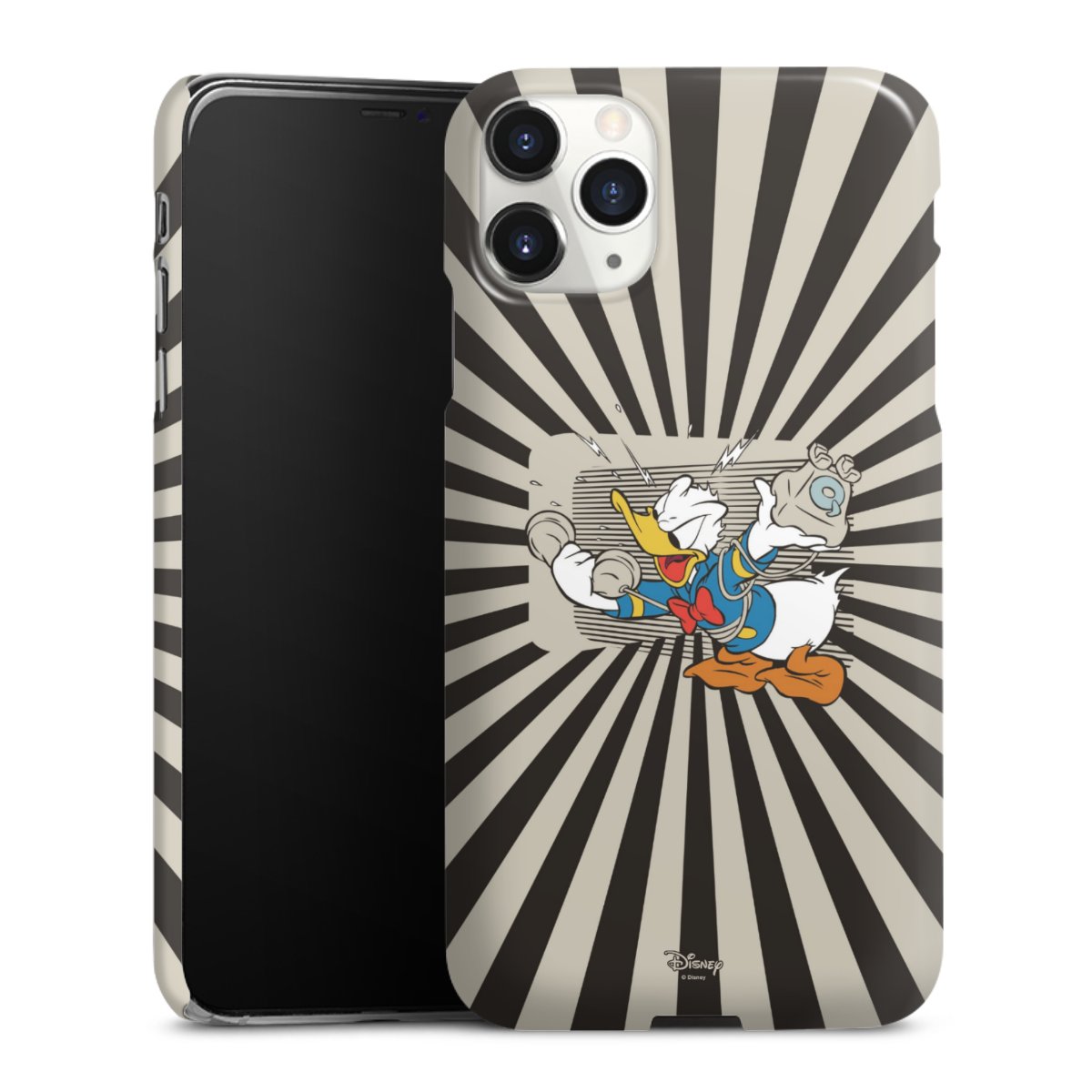 iPhone 11 Pro Max Handy Premium Case Smartphone Handyhülle Schutzhülle glänzend Donald Duck Disney Official Licensed Product Premium Case