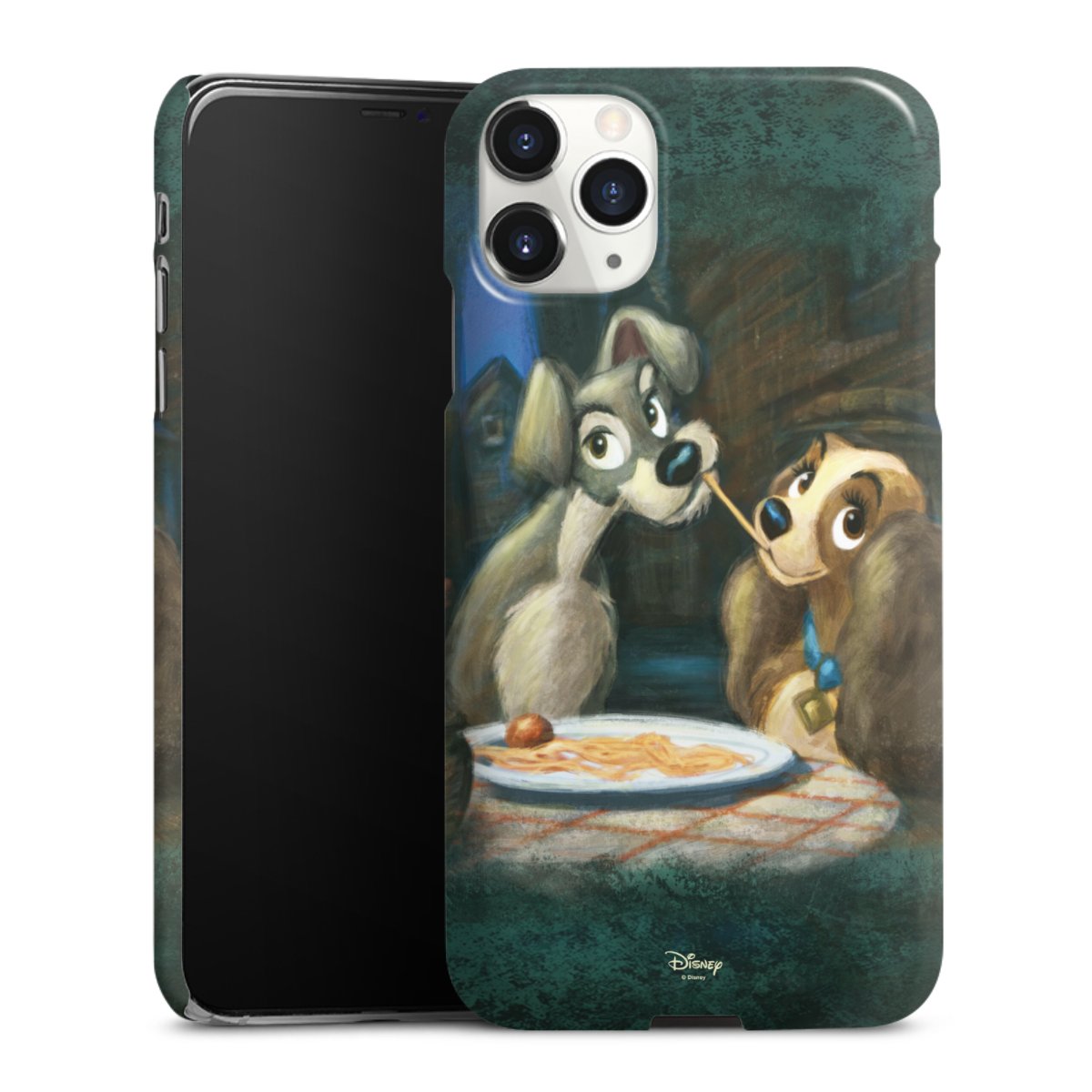 iPhone 11 Pro Max Handy Premium Case Smartphone Handyhülle Schutzhülle glänzend Lady And The Tramp Official Licensed Product Disney Premium Case