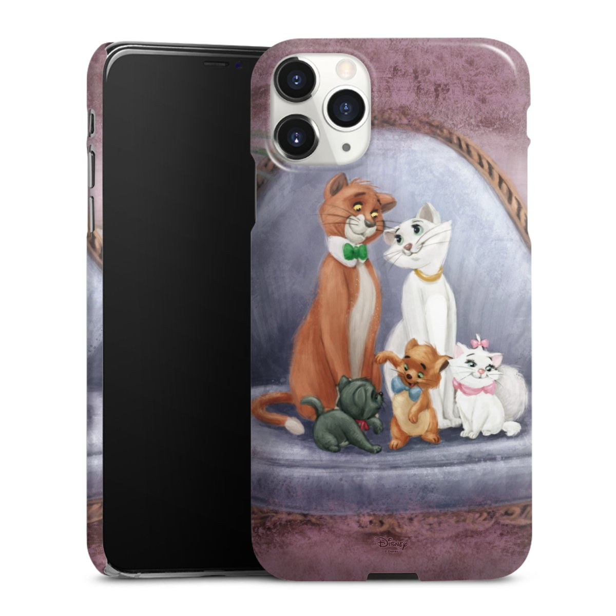 iPhone 11 Pro Max Handy Premium Case Smartphone Handyhülle Schutzhülle glänzend Official Licensed Product Disney Aristocats Premium Case