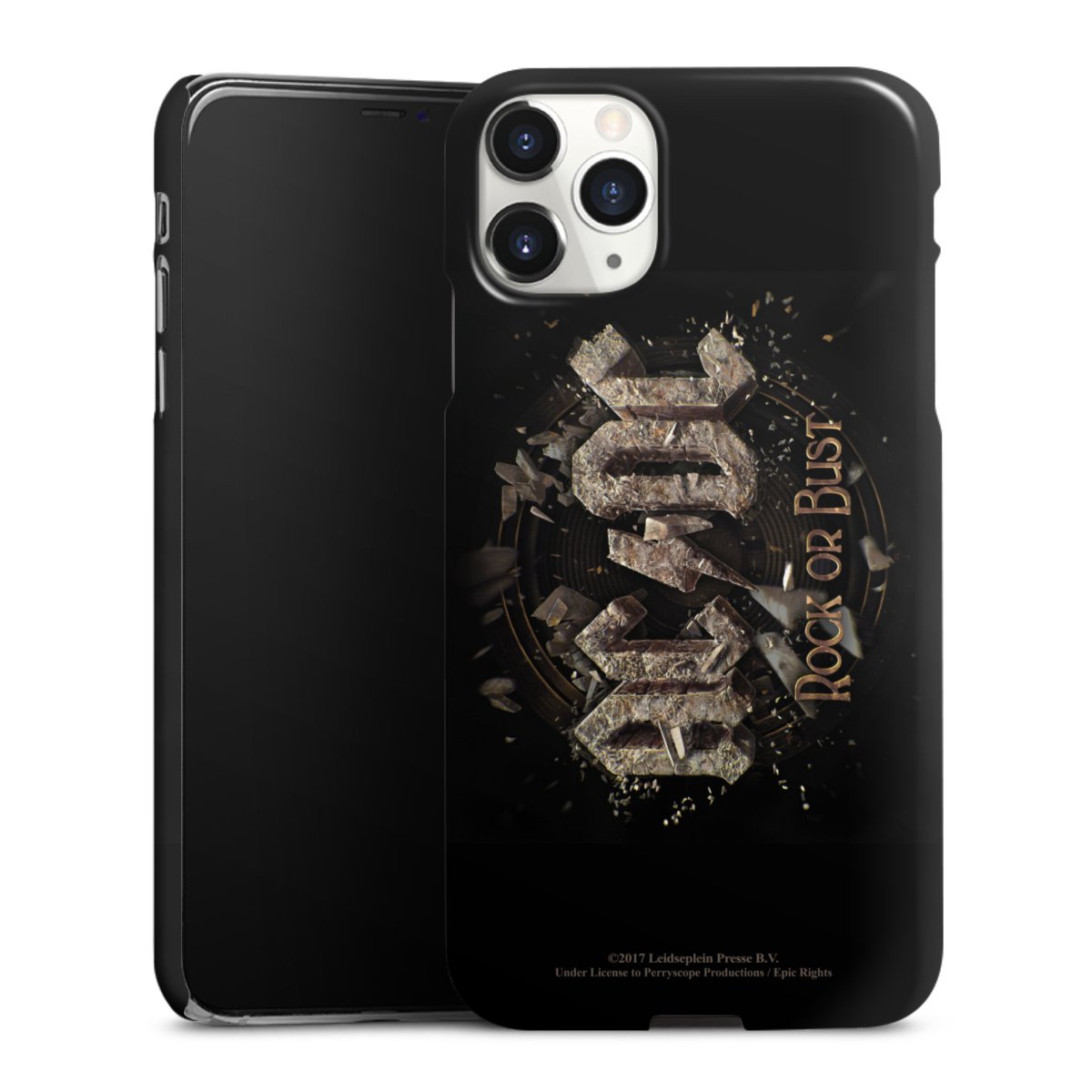 iPhone 11 Pro Max Handy Premium Case Smartphone Handyhülle Schutzhülle glänzend Acdc Official Licensed Product Rock Or Bust Premium Case