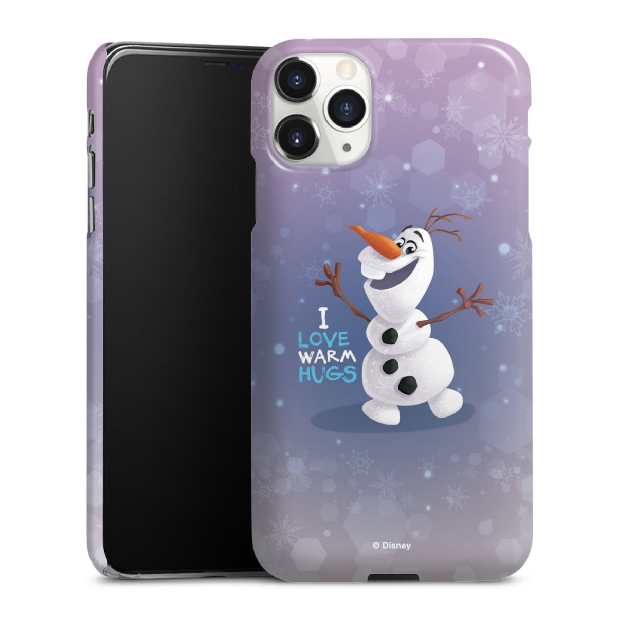 iPhone 11 Pro Max Handy Premium Case Smartphone Handyhülle Schutzhülle glänzend Frozen Frozen Olaf Official Licensed Product Premium Case