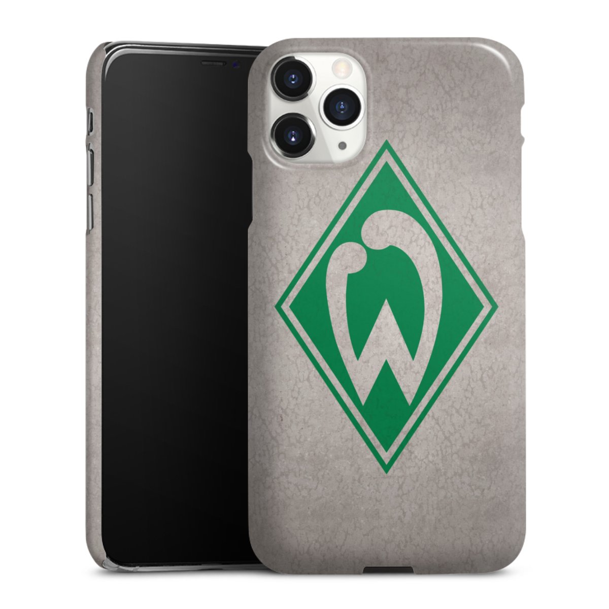 iPhone 11 Pro Max Handy Premium Case Smartphone Handyhülle Schutzhülle glänzend Sv Werder Bremen Concrete Official Licensed Product Premium Case