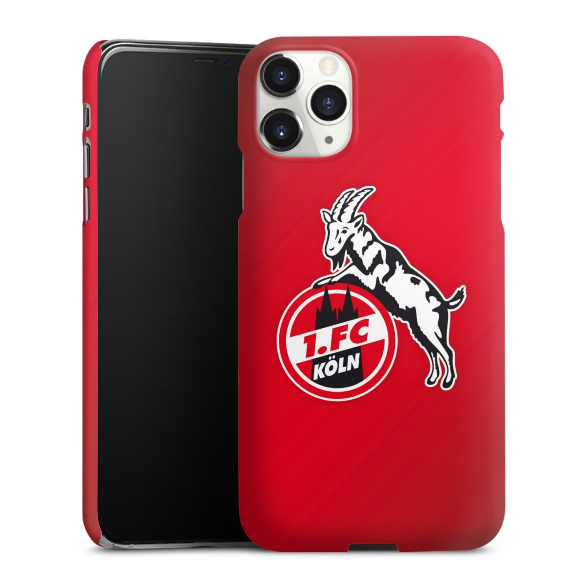 iPhone 11 Pro Max Handy Premium Case Smartphone Handyhülle Schutzhülle matt Official Licensed Product Effzeh 1. Fc Köln Premium Case