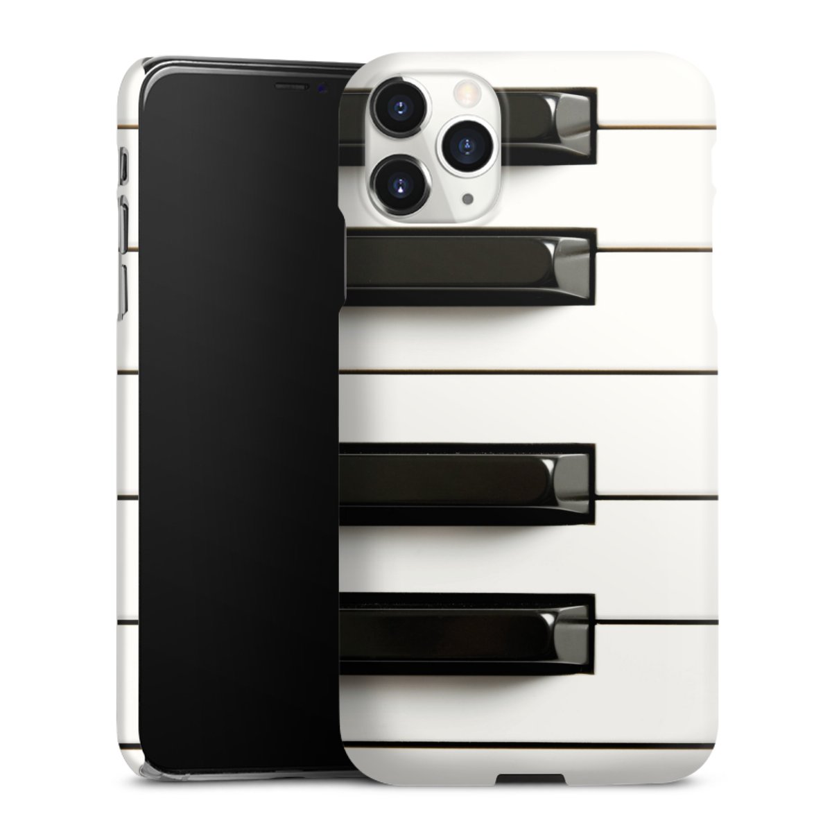 iPhone 11 Pro Max Handy Premium Case Smartphone Handyhülle Schutzhülle matt Klavier Piano Music Premium Case