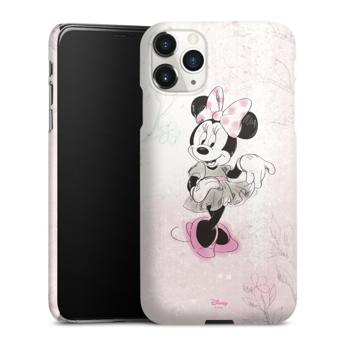 iPhone 11 Pro Max Handy Premium Case Smartphone Handyhülle Schutzhülle matt Disney Minnie Mouse Vintage Premium Case