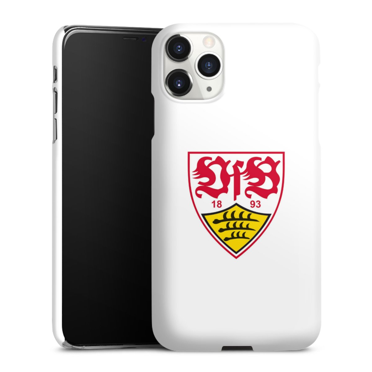 iPhone 11 Pro Max Handy Premium Case Smartphone Handyhülle Schutzhülle matt Logo Official Licensed Product Vfb Stuttgart Premium Case