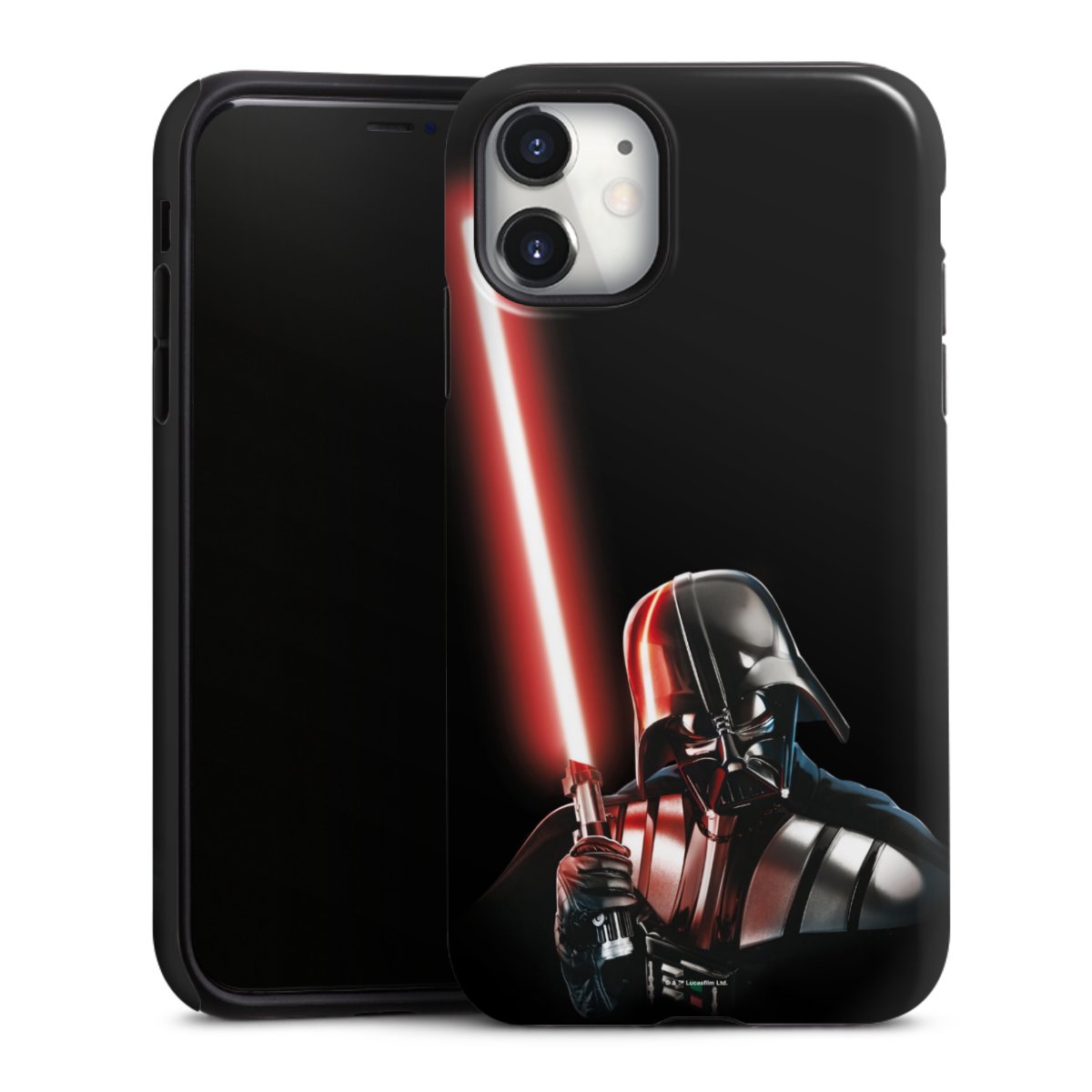 iPhone 11 Handy Panzer Handyhülle robuste Outdoor Hülle Schutzhülle glänzend Star Wars Merchandise Darth Vader Tough Case