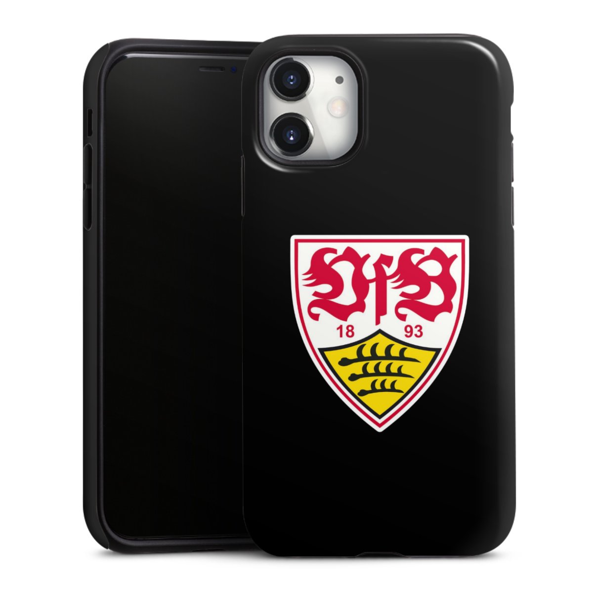 iPhone 11 Handy Panzer Handyhülle robuste Outdoor Hülle Schutzhülle glänzend Vfb Stuttgart Official Licensed Product Coat Of Arms Tough Case