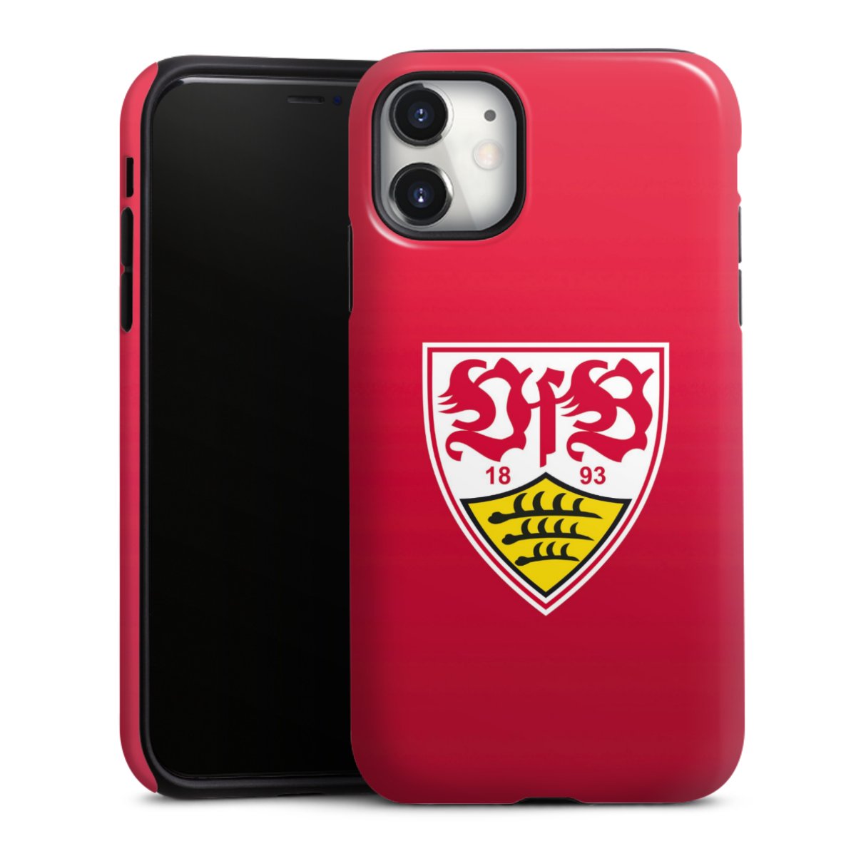 iPhone 11 Handy Panzer Handyhülle robuste Outdoor Hülle Schutzhülle glänzend Official Licensed Product Vfb Stuttgart Tough Case