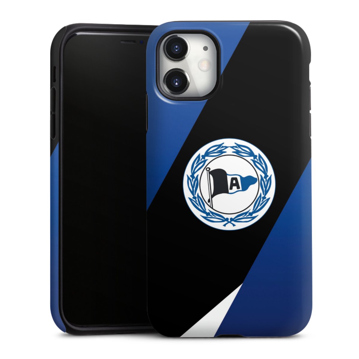 iPhone 11 Handy Panzer Handyhülle robuste Outdoor Hülle Schutzhülle glänzend Official Licensed Product Arminia Bielefeld Dsc Tough Case