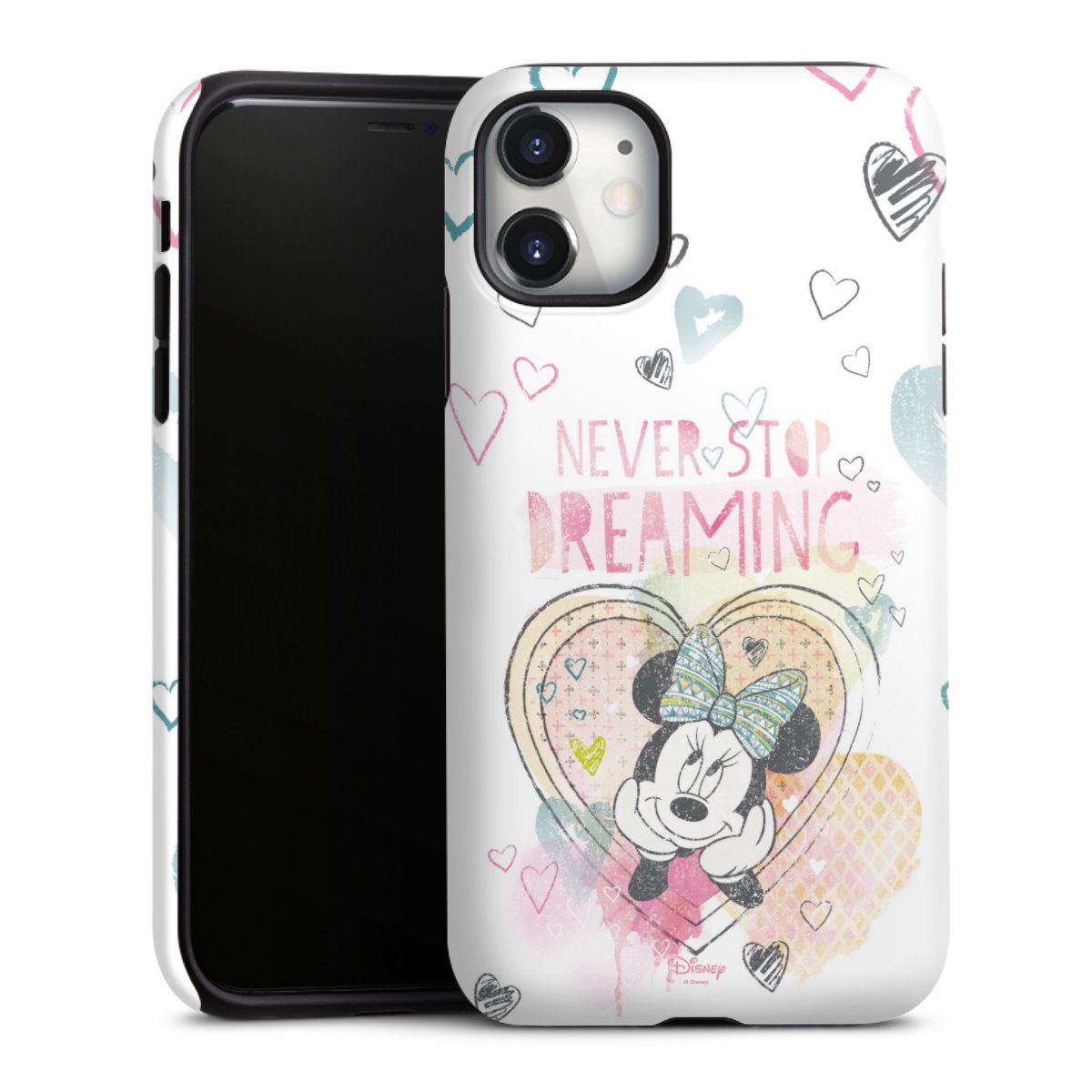 iPhone 11 Handy Panzer Handyhülle robuste Outdoor Hülle Schutzhülle glänzend Disney Official Licensed Product Minnie Mouse Tough Case