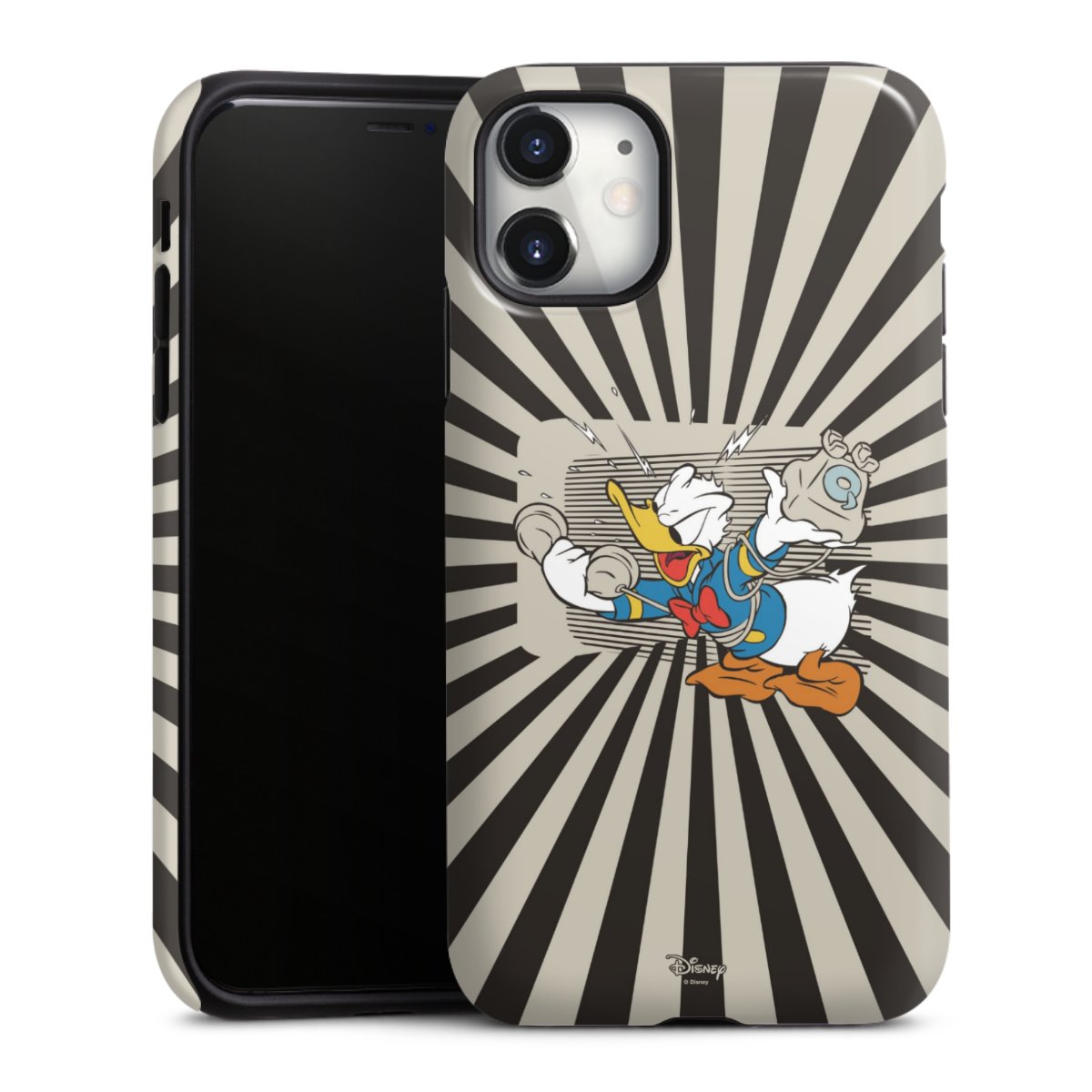 iPhone 11 Handy Panzer Handyhülle robuste Outdoor Hülle Schutzhülle glänzend Donald Duck Disney Official Licensed Product Tough Case