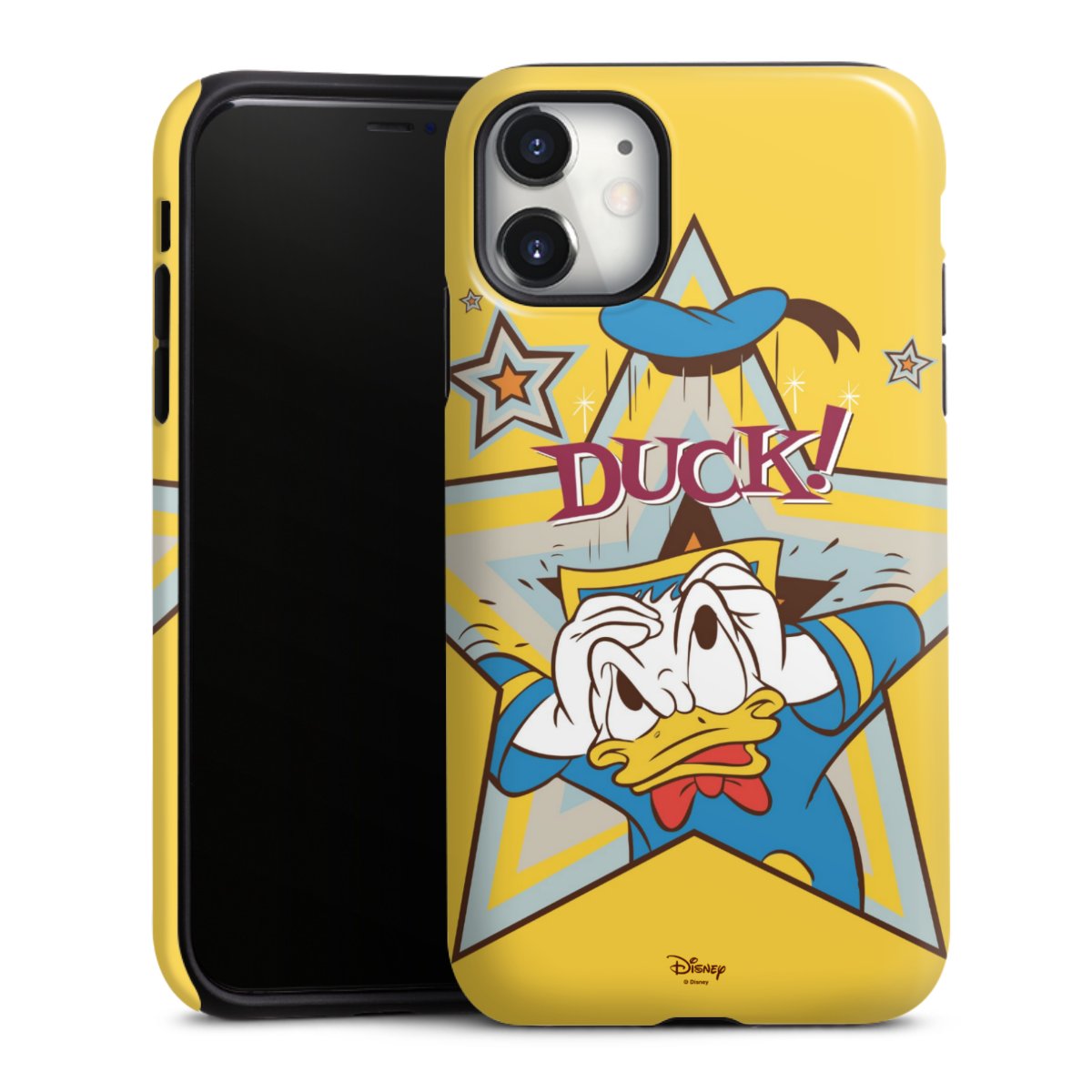 iPhone 11 Handy Panzer Handyhülle robuste Outdoor Hülle Schutzhülle glänzend Official Licensed Product Donald Duck Disney Tough Case