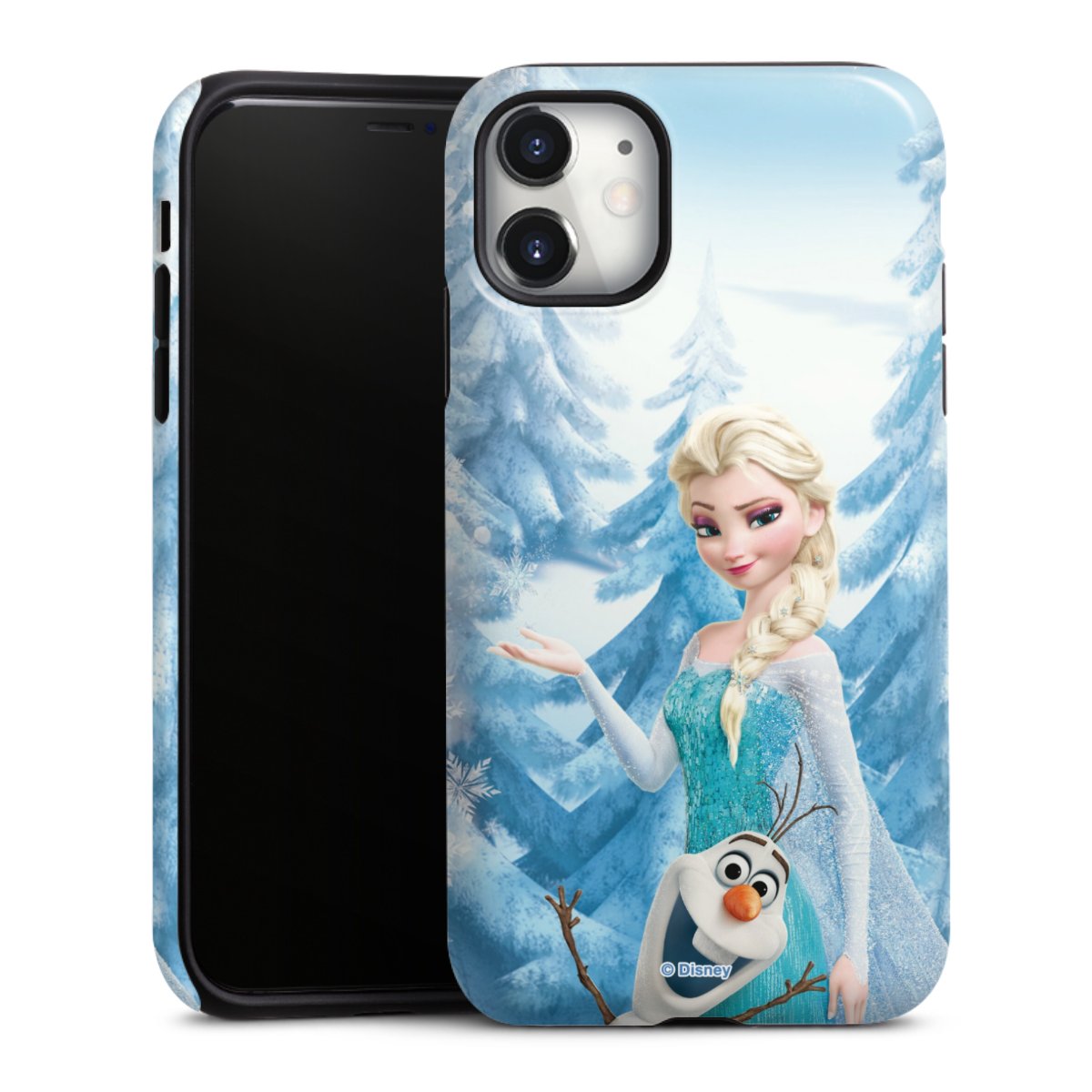 iPhone 11 Handy Panzer Handyhülle robuste Outdoor Hülle Schutzhülle glänzend Official Licensed Product Frozen Elsa Disney Tough Case