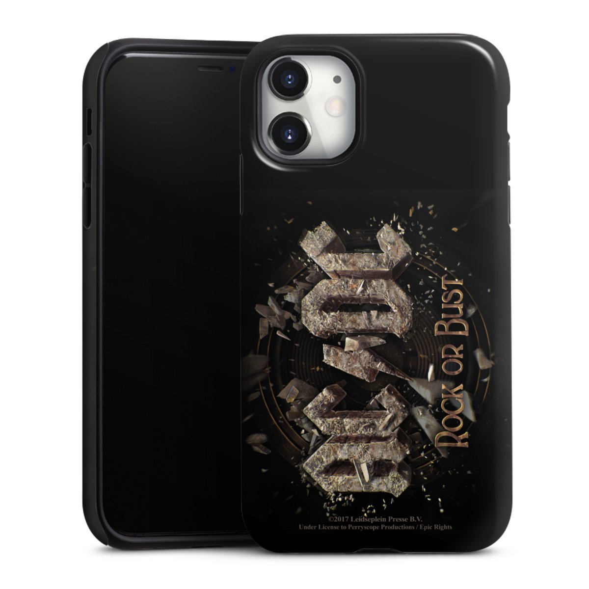 iPhone 11 Handy Panzer Handyhülle robuste Outdoor Hülle Schutzhülle glänzend Acdc Official Licensed Product Rock Or Bust Tough Case