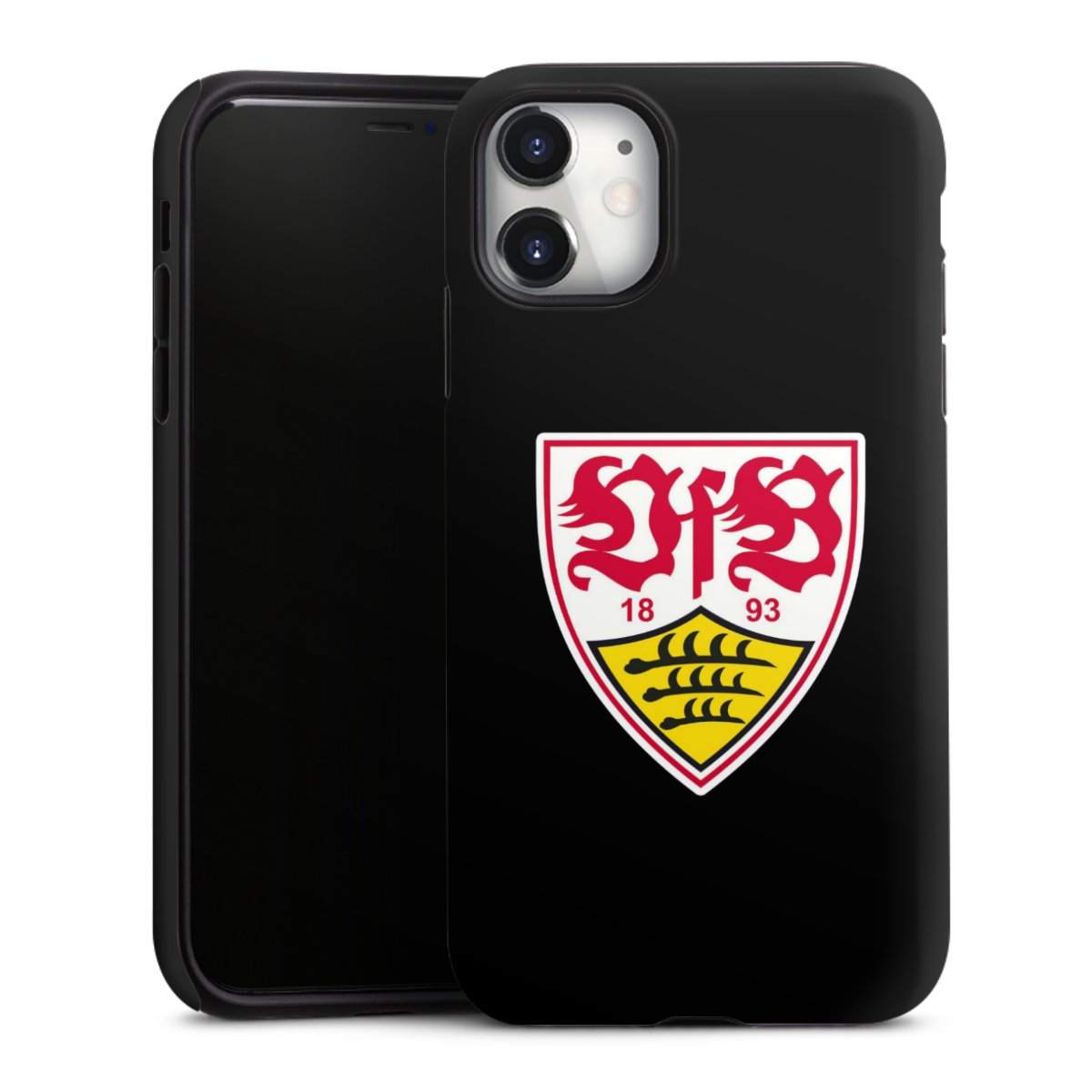 iPhone 11 Handy Panzer Handyhülle robuste Outdoor Hülle Schutzhülle matt Vfb Stuttgart Official Licensed Product Coat Of Arms Tough Case