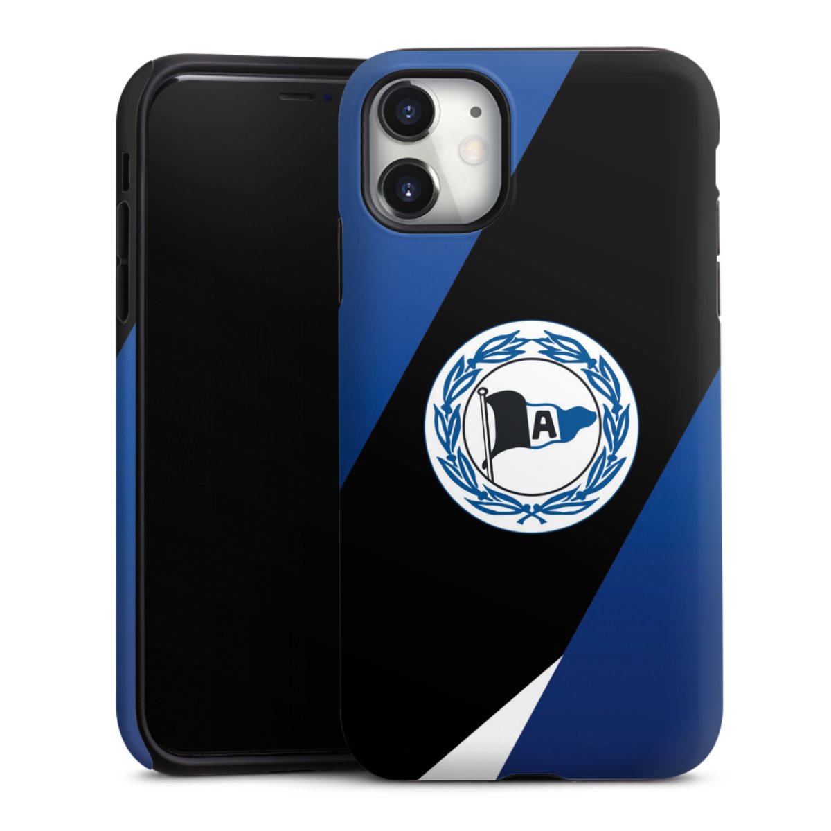 iPhone 11 Handy Panzer Handyhülle robuste Outdoor Hülle Schutzhülle matt Official Licensed Product Arminia Bielefeld Dsc Tough Case