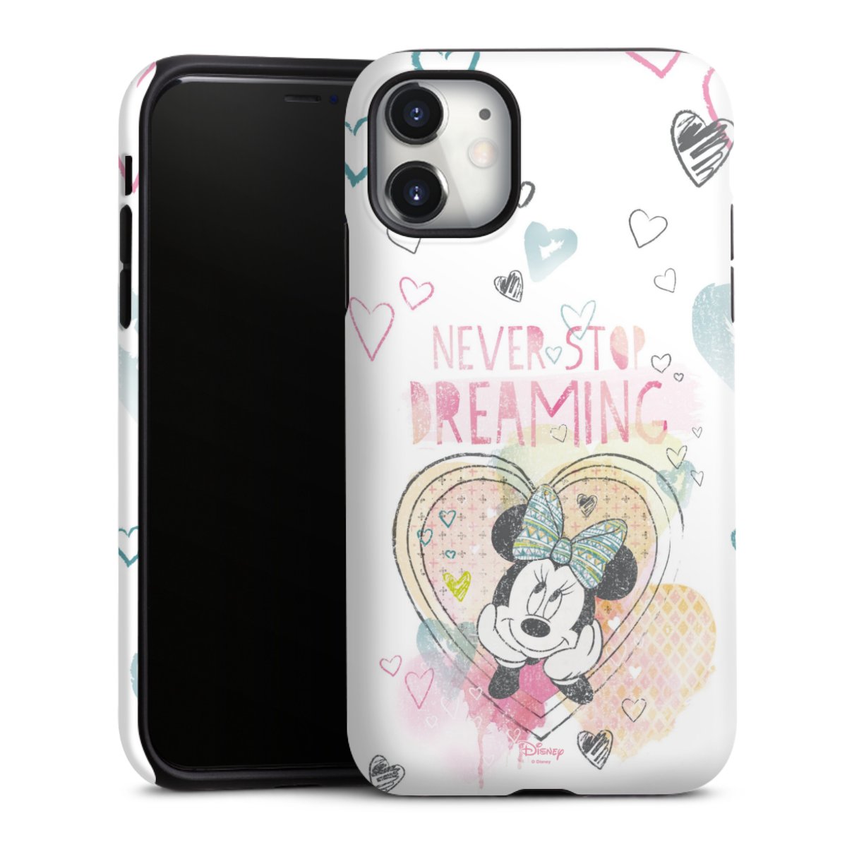 iPhone 11 Handy Panzer Handyhülle robuste Outdoor Hülle Schutzhülle matt Disney Official Licensed Product Minnie Mouse Tough Case