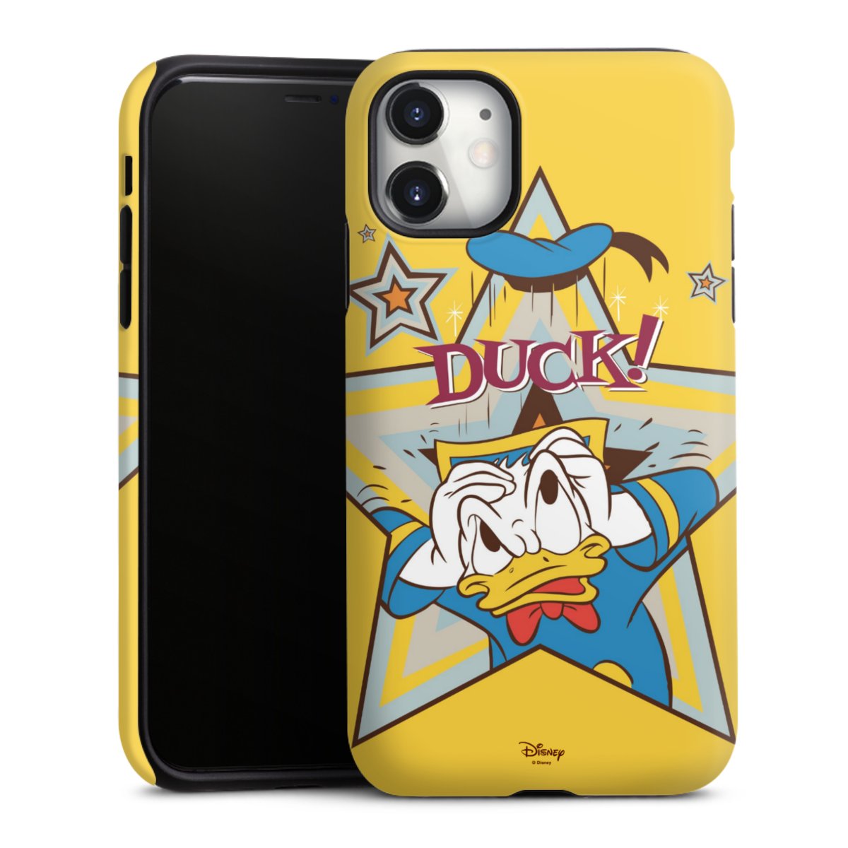 iPhone 11 Handy Panzer Handyhülle robuste Outdoor Hülle Schutzhülle matt Official Licensed Product Donald Duck Disney Tough Case