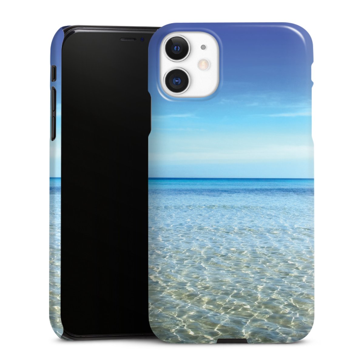 iPhone 11 Handy Premium Case Smartphone Handyhülle Schutzhülle glänzend Urlaub Sky Ocean Premium Case