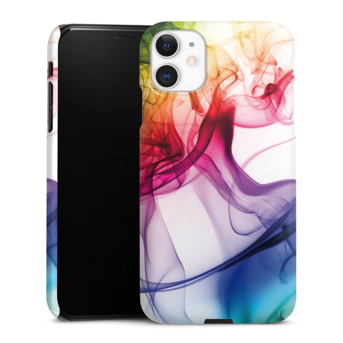 iPhone 11 Handy Premium Case Smartphone Handyhülle Schutzhülle glänzend Water Colour Rainbow Premium Case