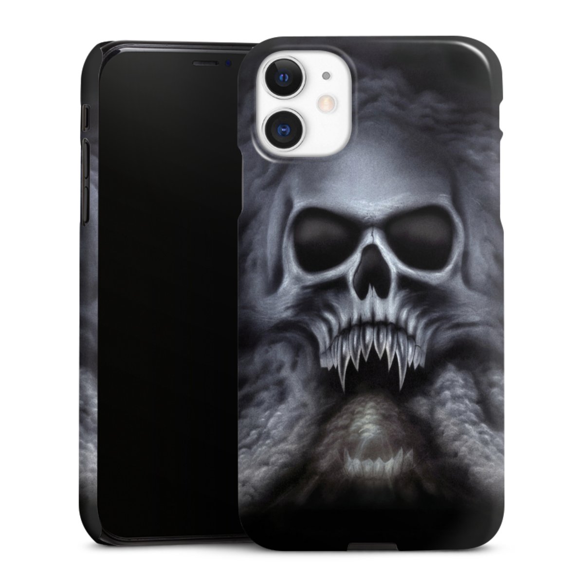 iPhone 11 Handy Premium Case Smartphone Handyhülle Schutzhülle glänzend Totenkopf Skull Premium Case