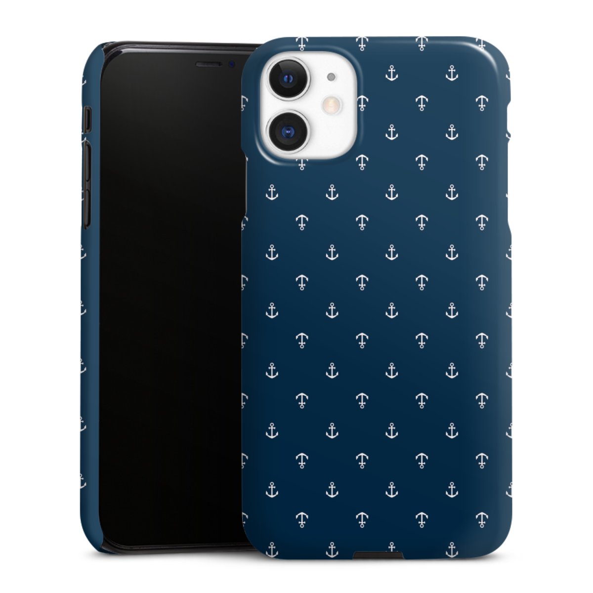 iPhone 11 Handy Premium Case Smartphone Handyhülle Schutzhülle glänzend Muster Anchor Sail Premium Case